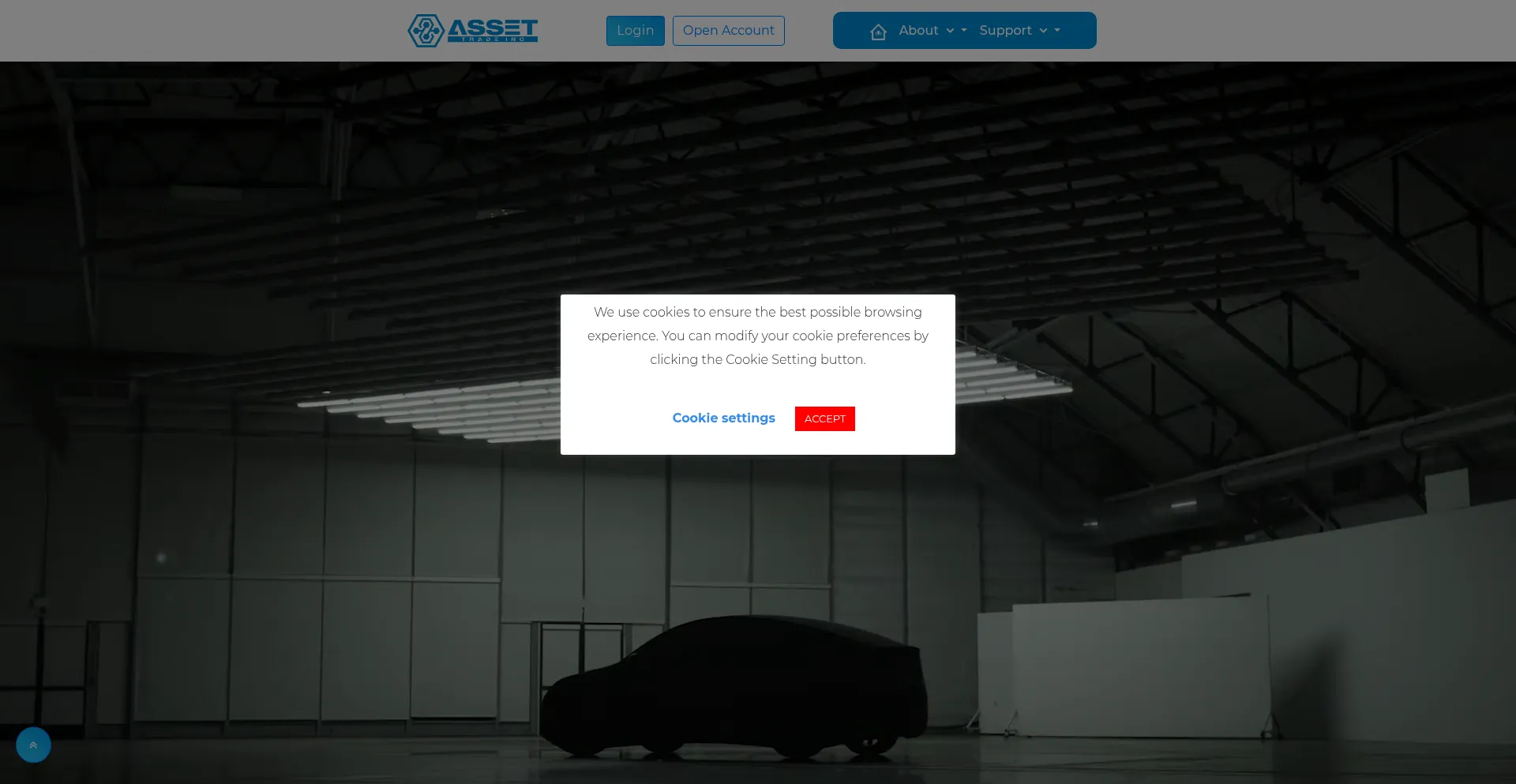 Website screenshot of Assettradeinc.com