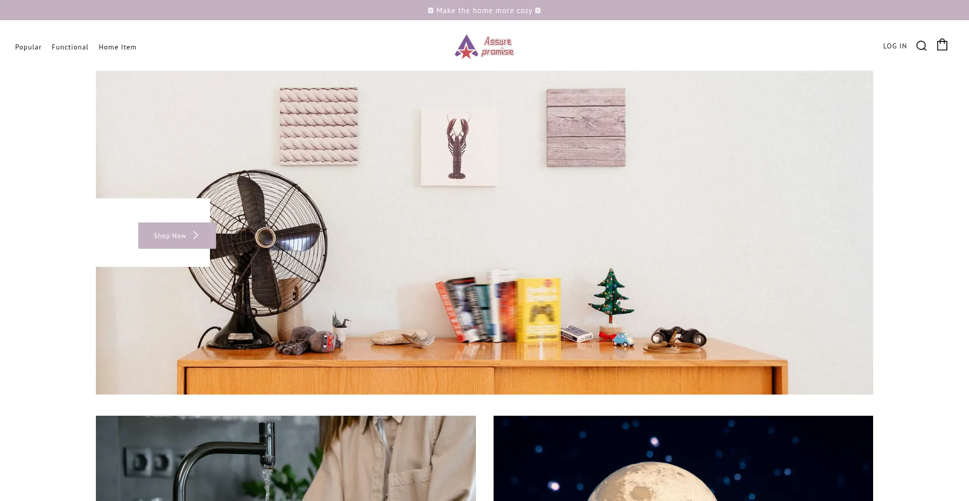 Website screenshot of Assurepromise.com