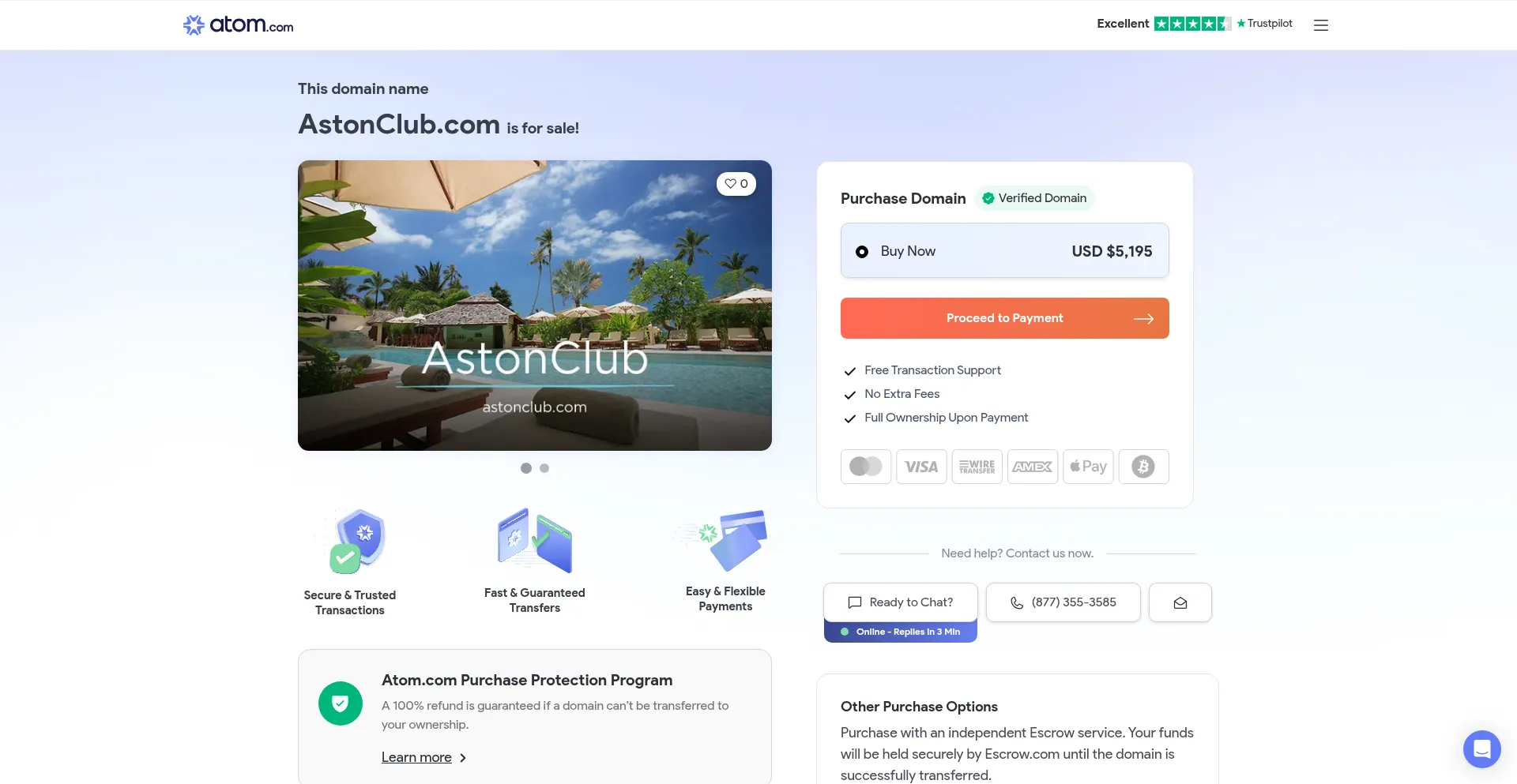 Website screenshot of Astonclub.com
