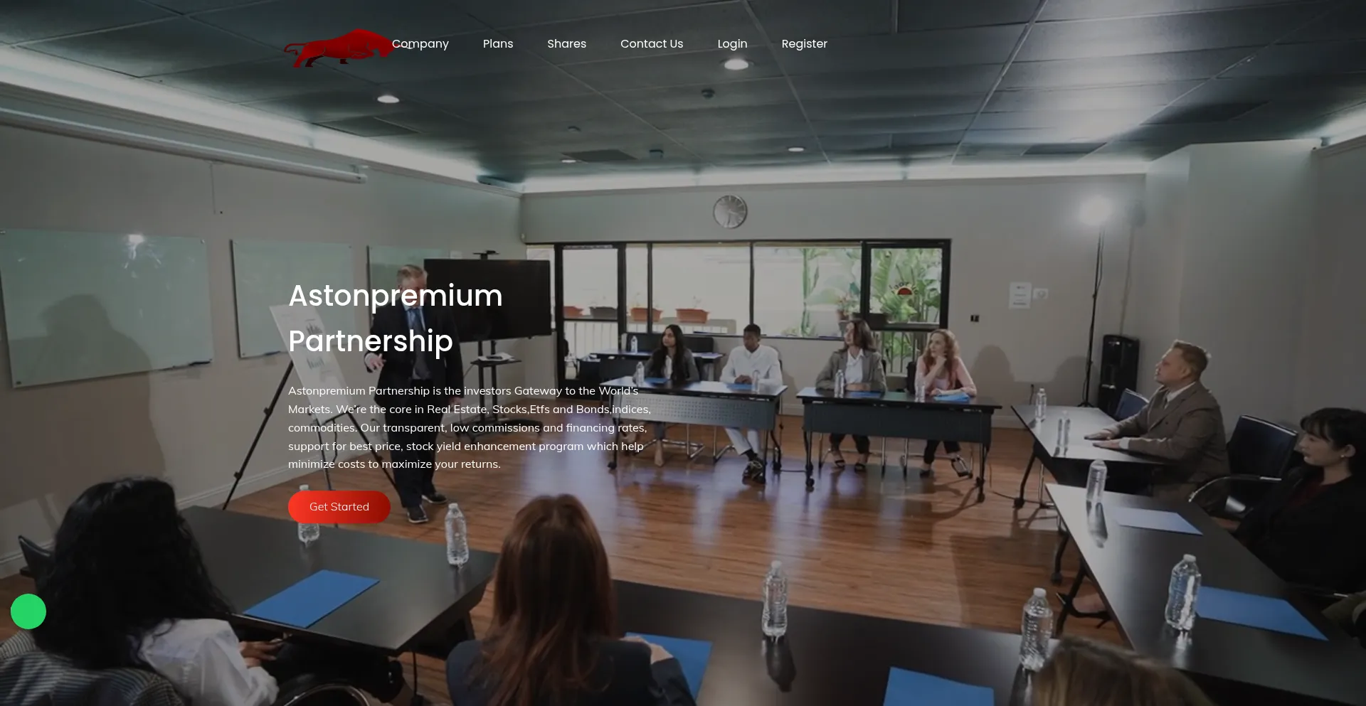 Website screenshot of Astonpremiumpartnership.com