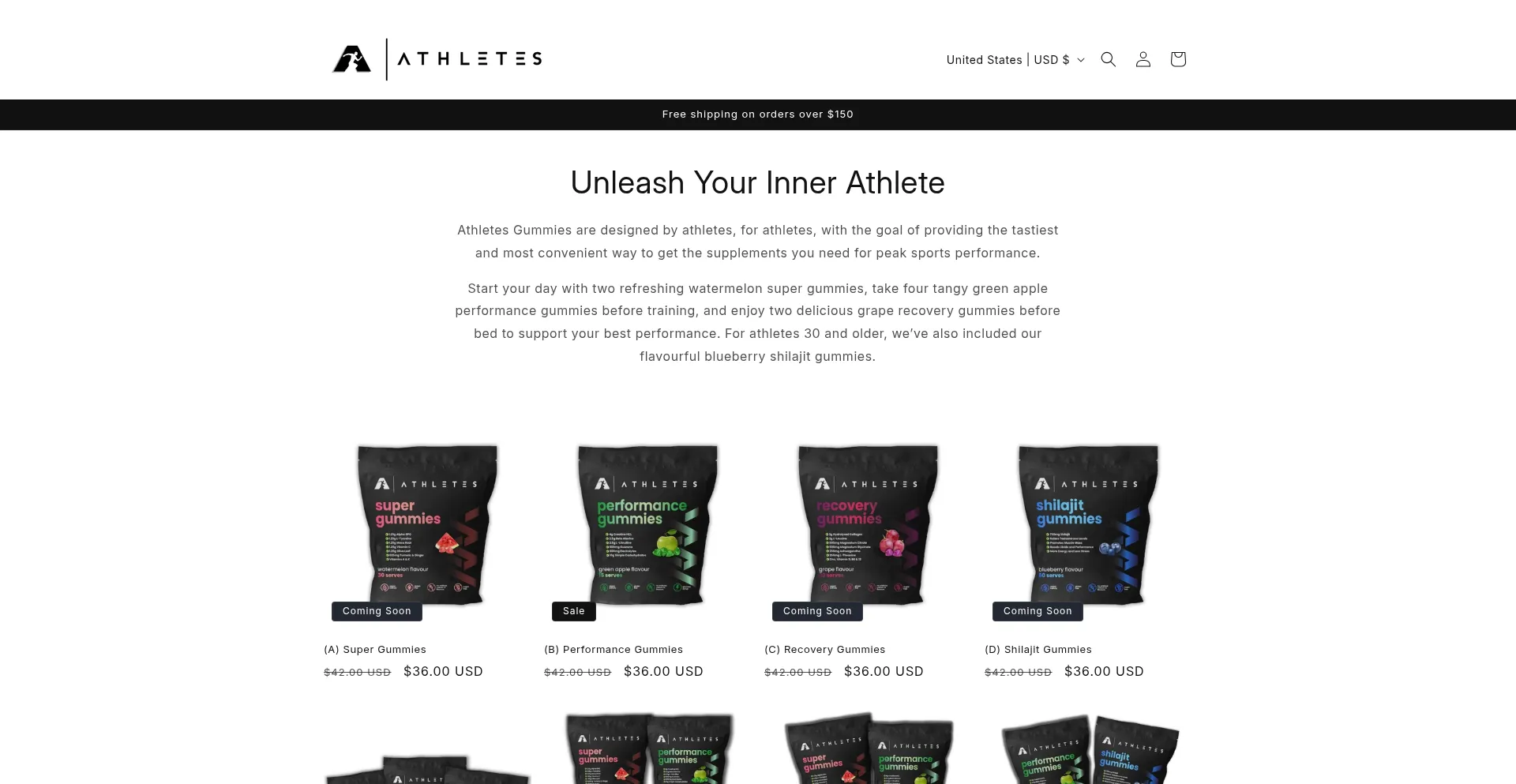 Athletesgummies.com