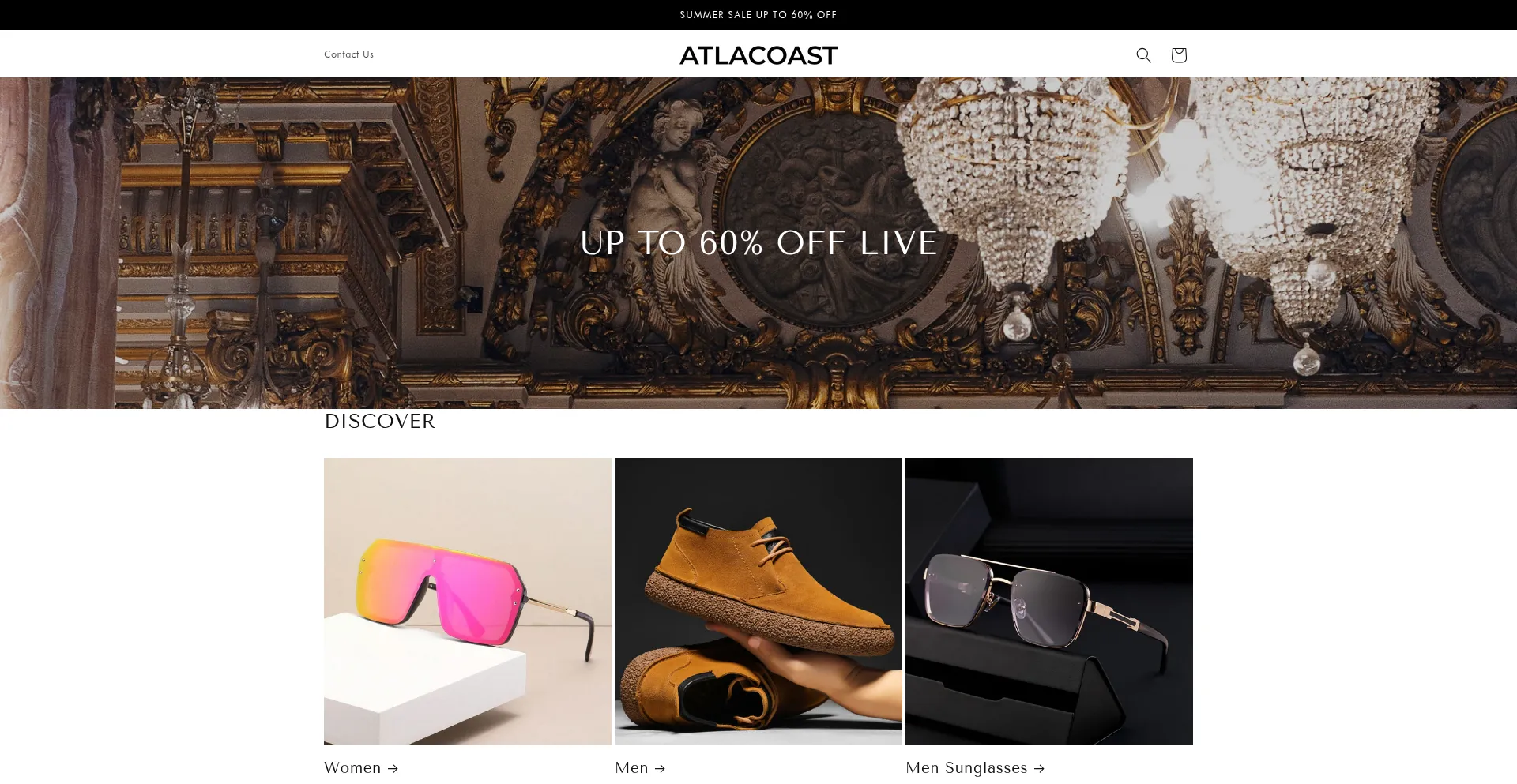 Website screenshot of Atlacoast.com