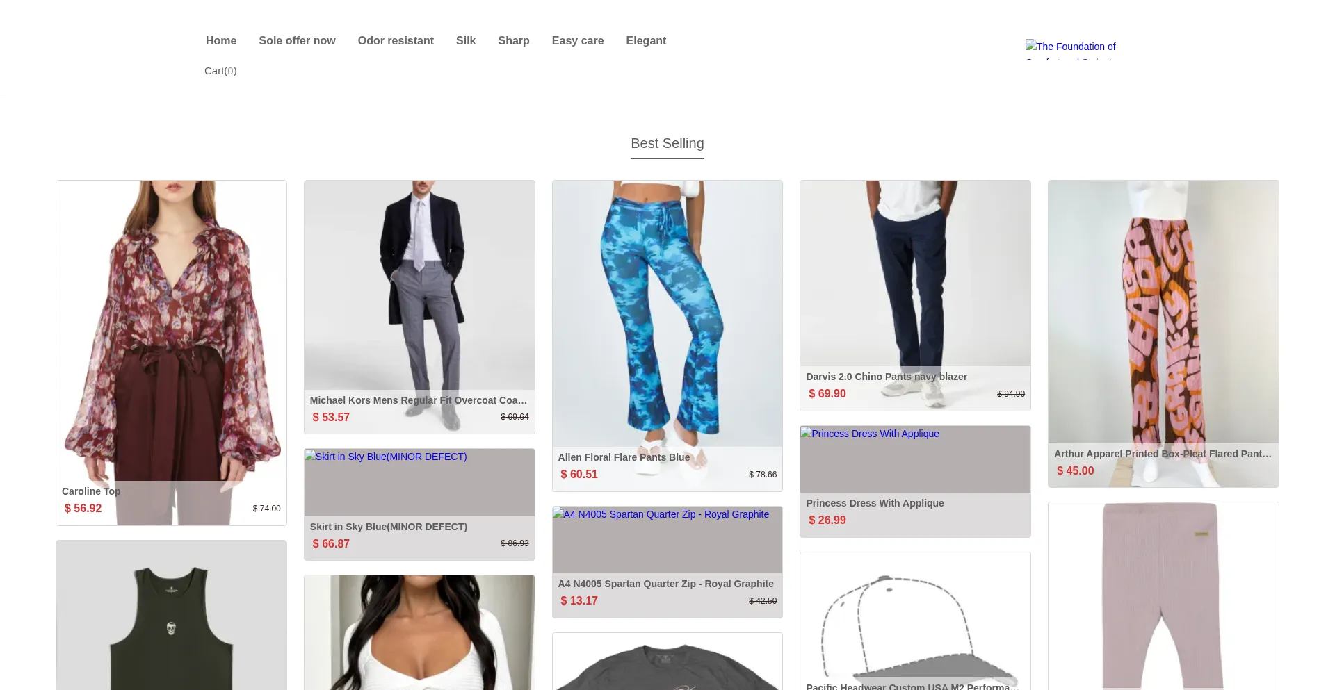 Website screenshot of Attirehut.shop