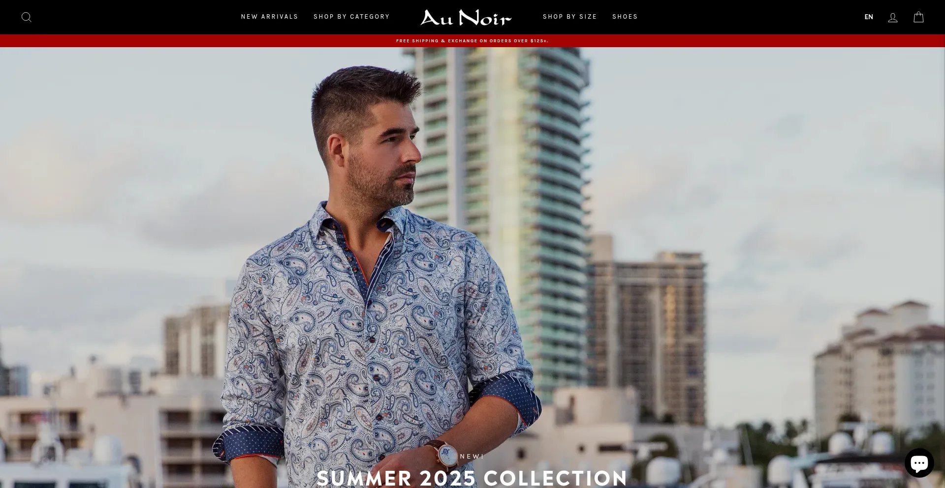 Website screenshot of Aunoir.shop