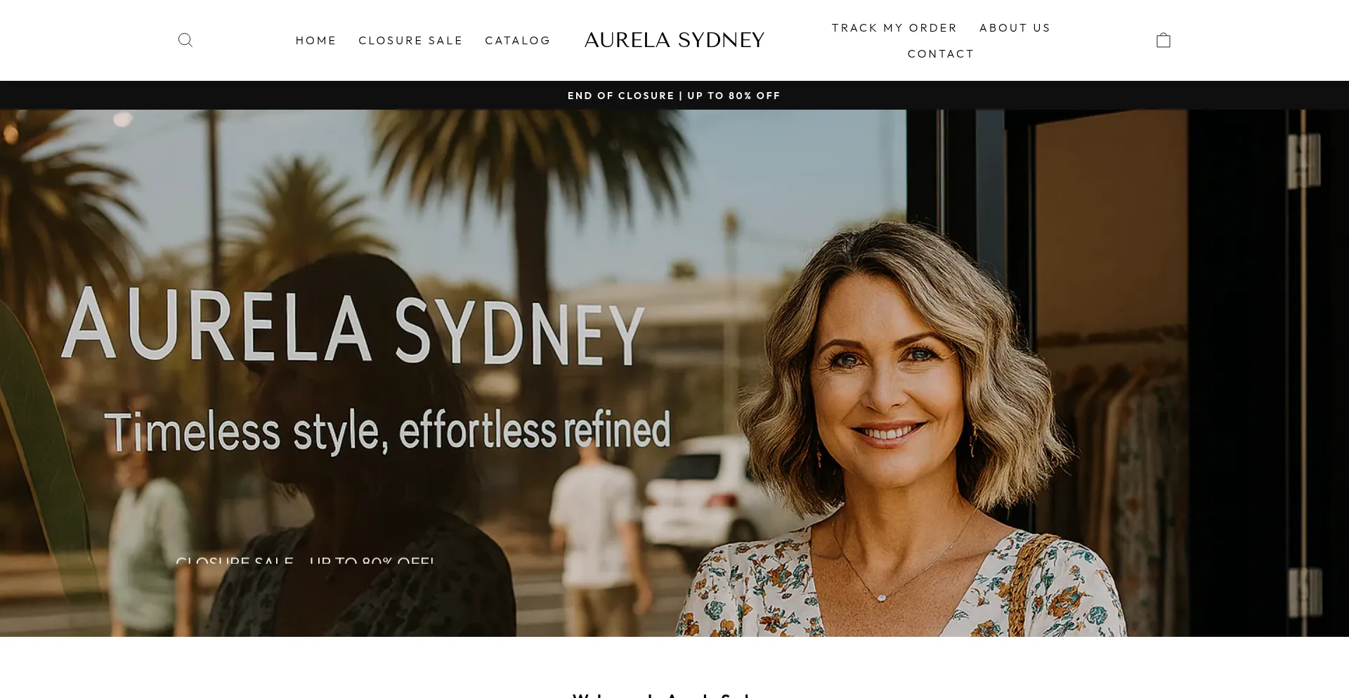 Website screenshot of Aurelasydney.com