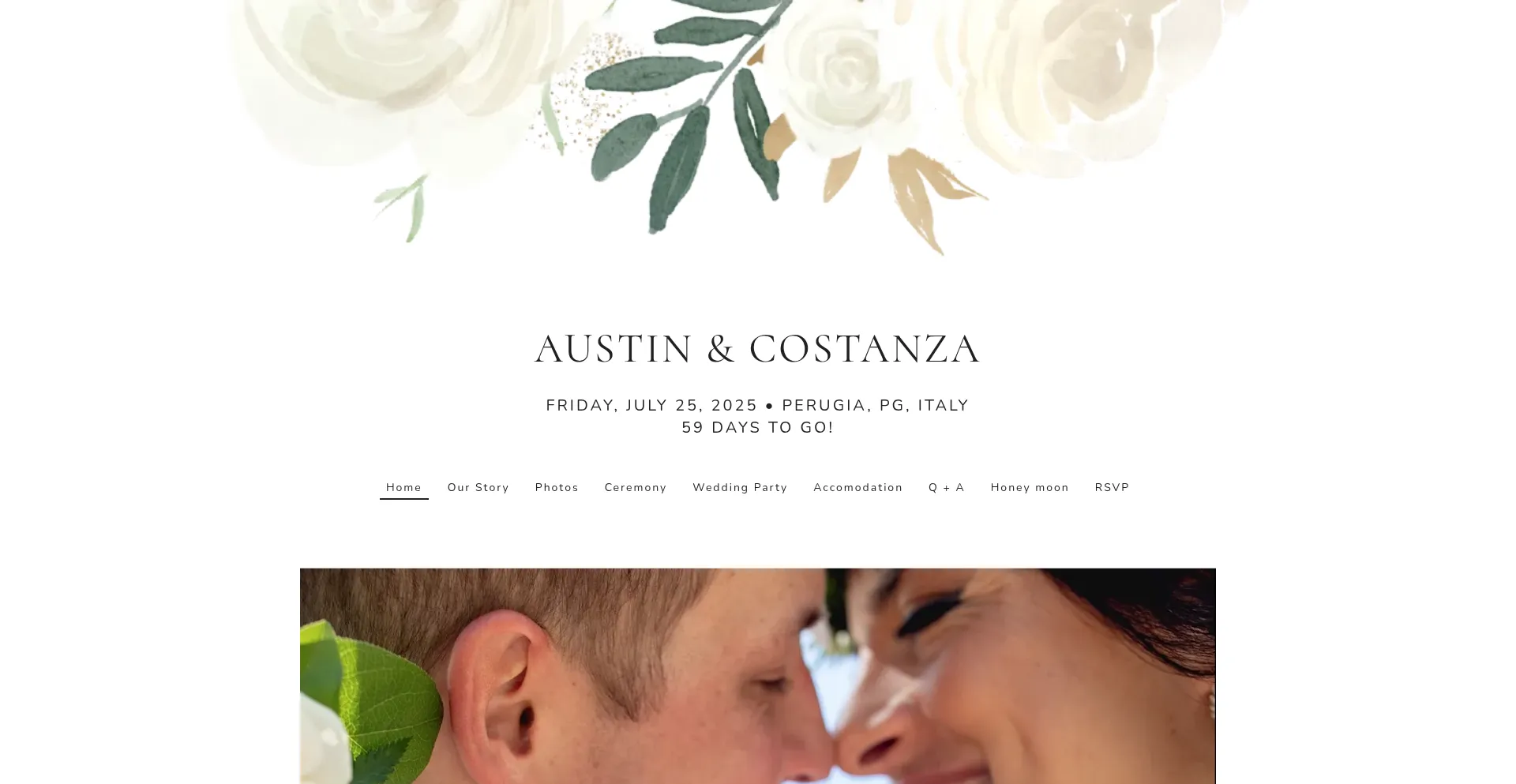 Website screenshot of Austincostanza.com