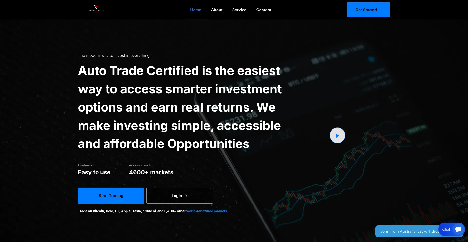 Website screenshot of Autotradecertified.com