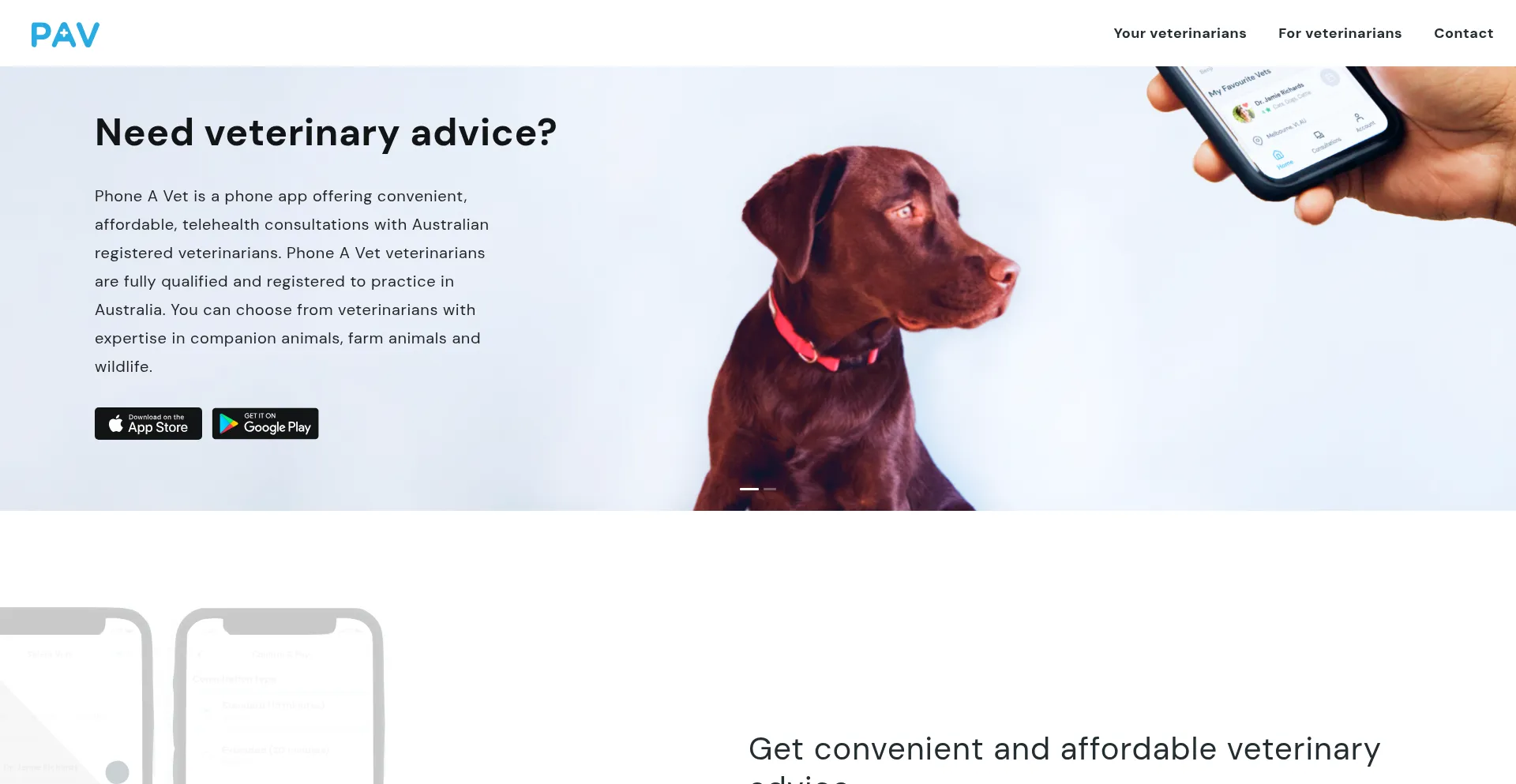 Website screenshot of Avanca.co