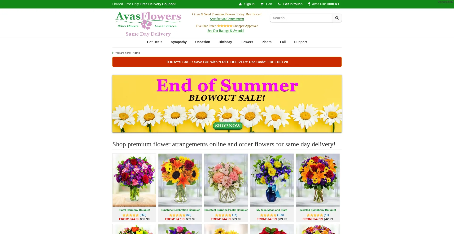 Avasflowers.net