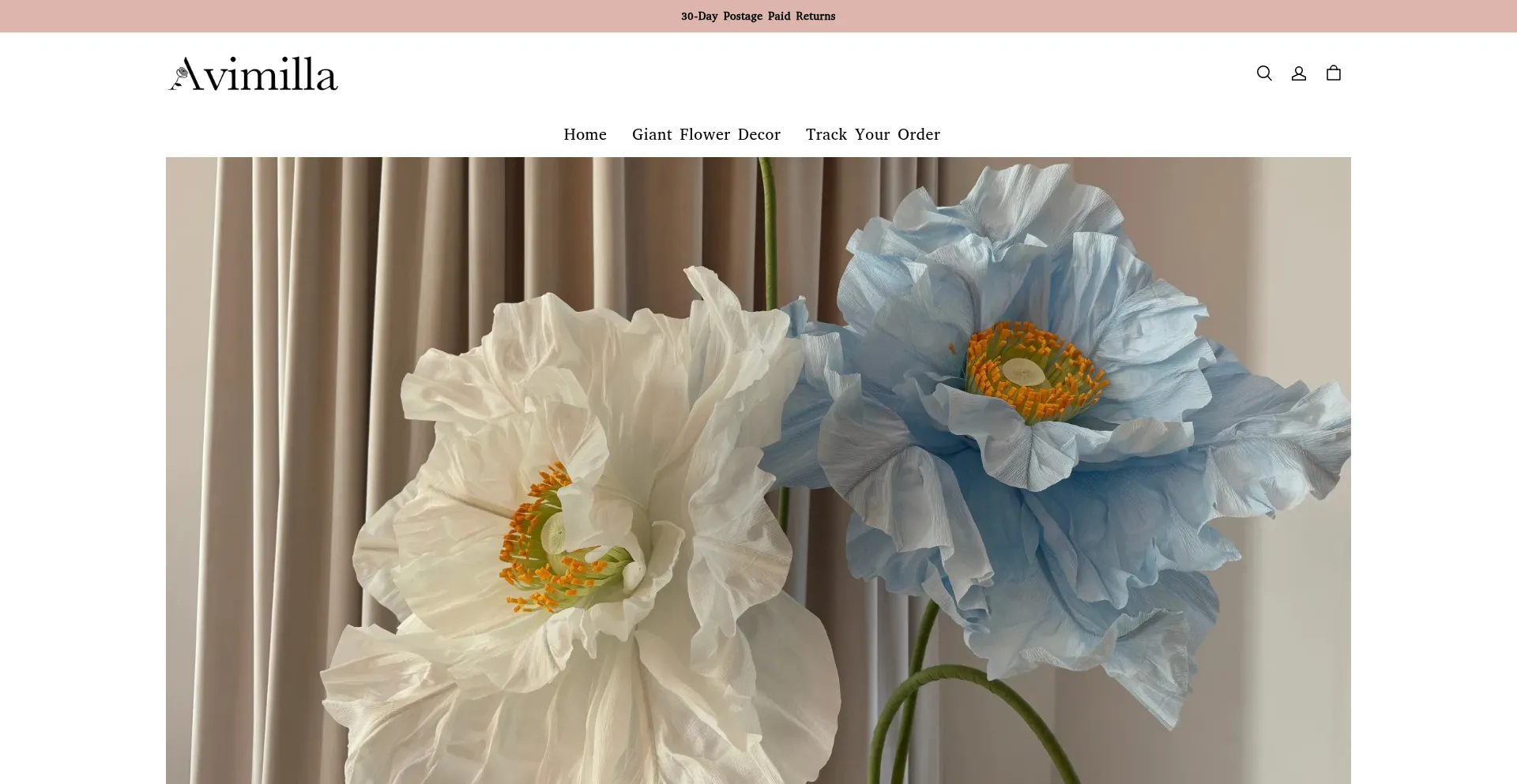 Website screenshot of Avimilla.com