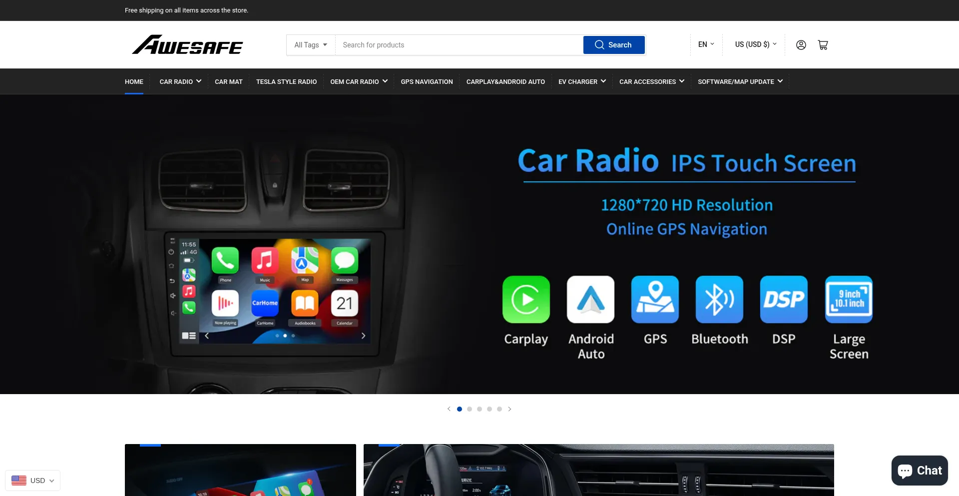 Website screenshot of Awesafeinc.com