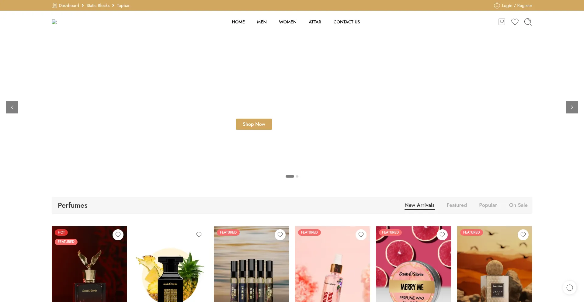 Website screenshot of Awesomefp.com