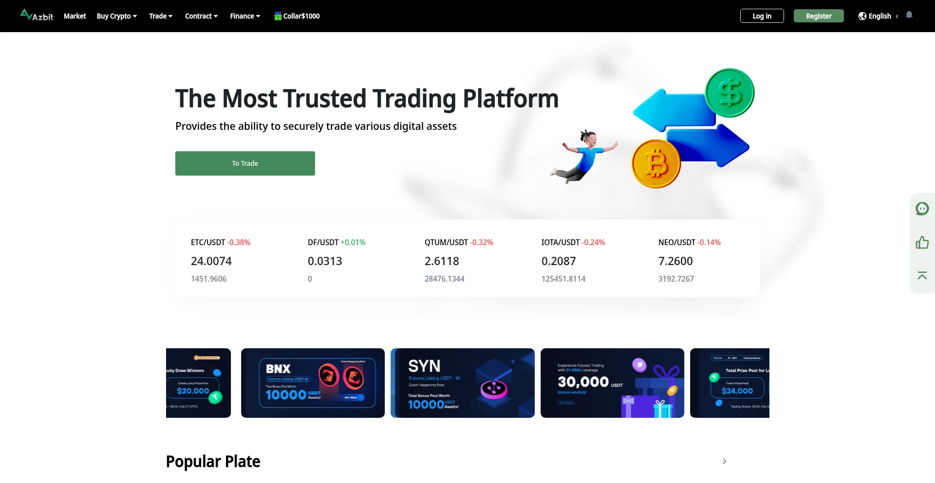 Website screenshot of Azbitedge.com