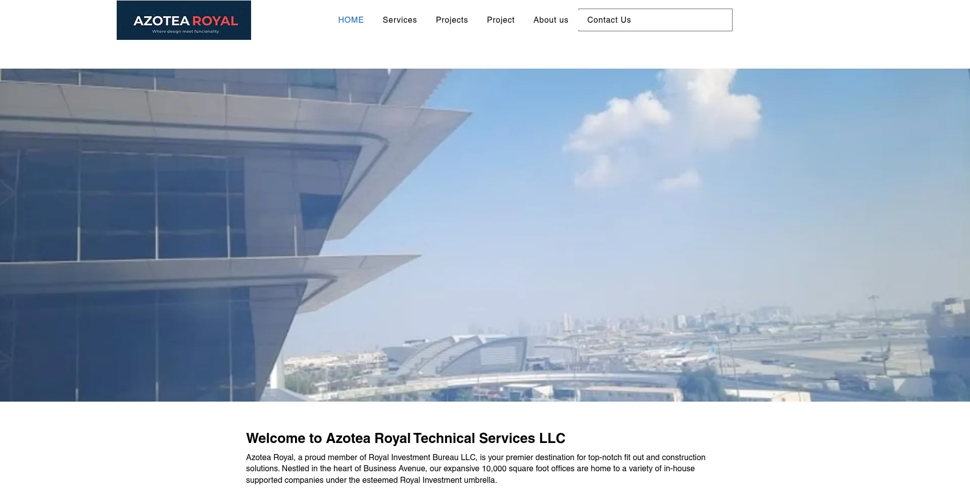 Website screenshot of Azotearoyal.com