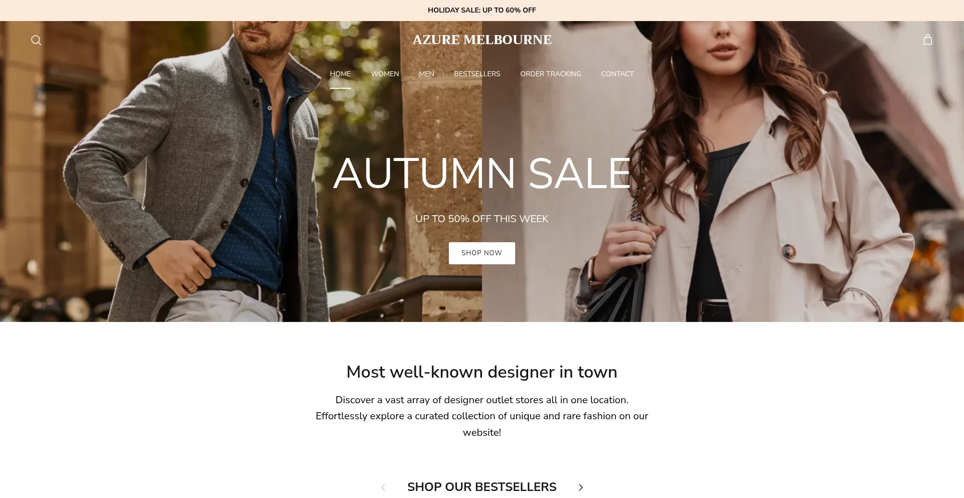 Website screenshot of Azure-melbourne.com