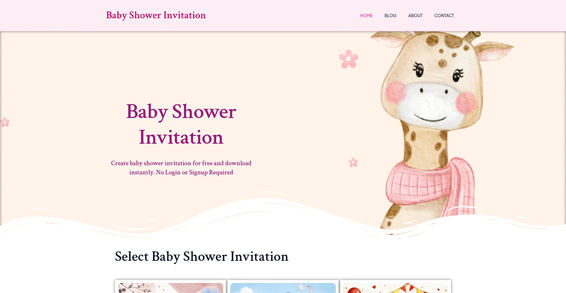Babyshowerinvitation.cards