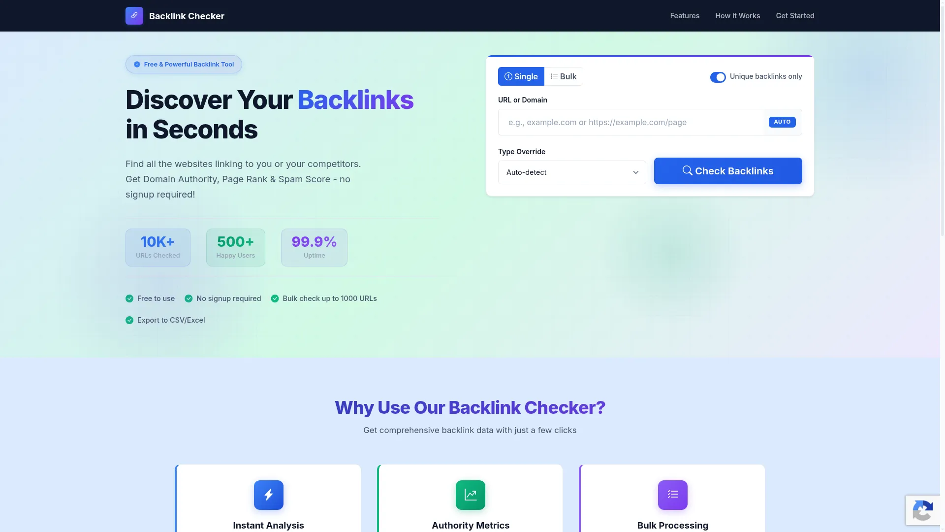 Backlinkchecker.io