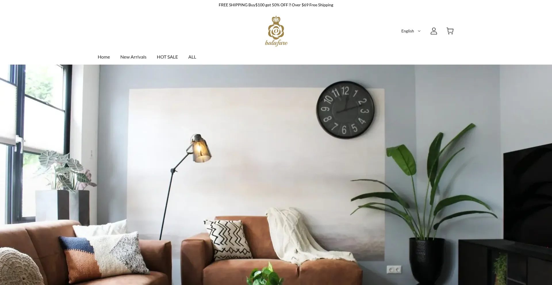 Website screenshot of Balafare.com