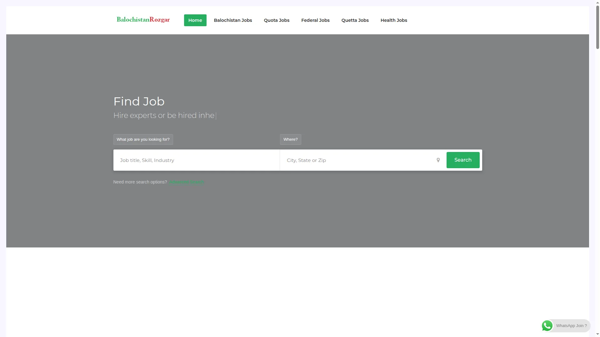 Balochistanrozgar.com
