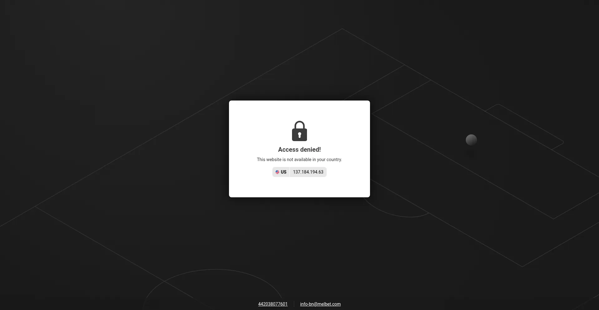 Website screenshot of Bangladesh.melbet.com