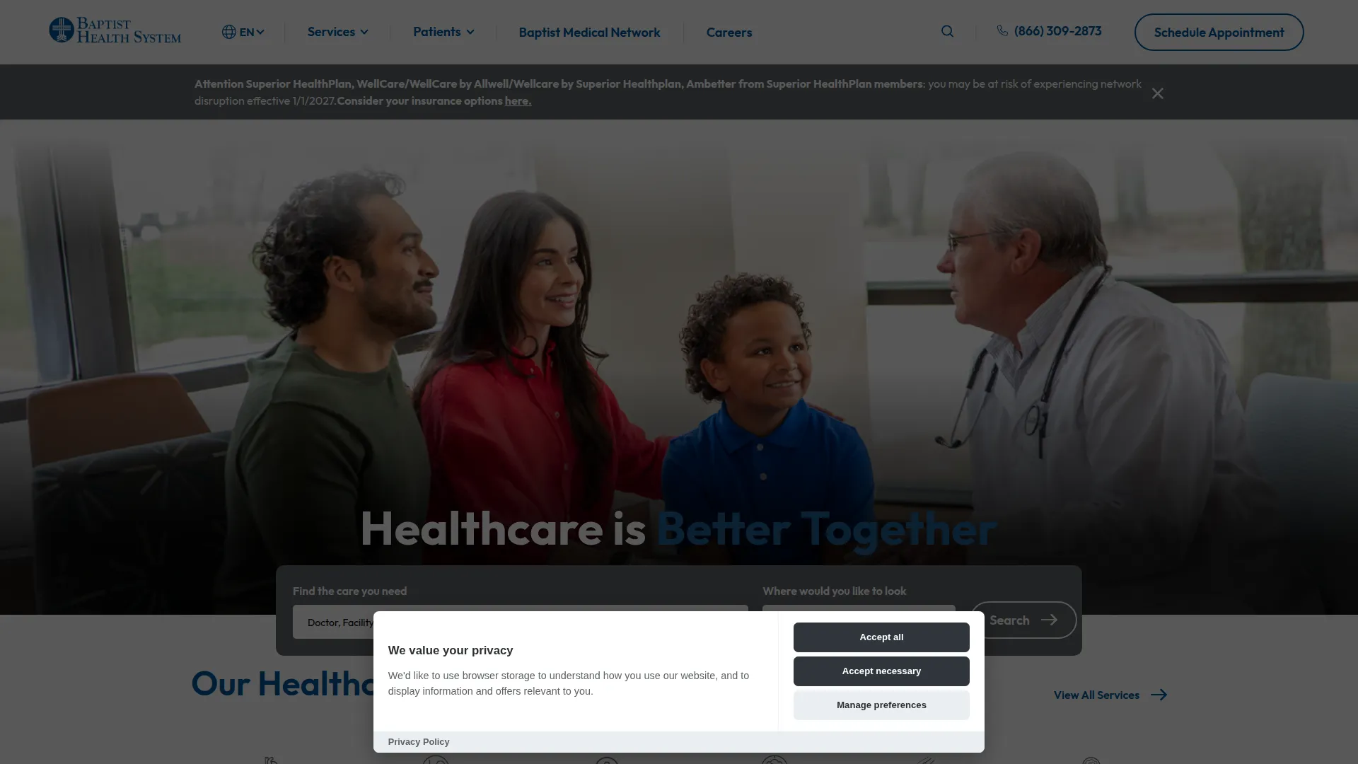 Baptisthealthsystem.com