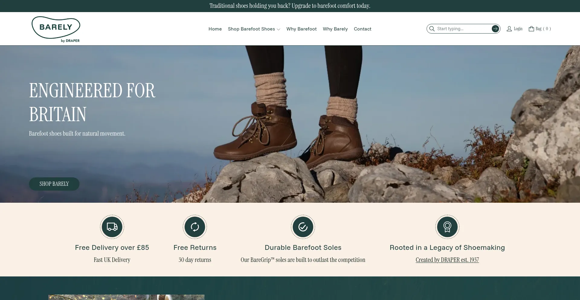 Barelybarefoot.co.uk