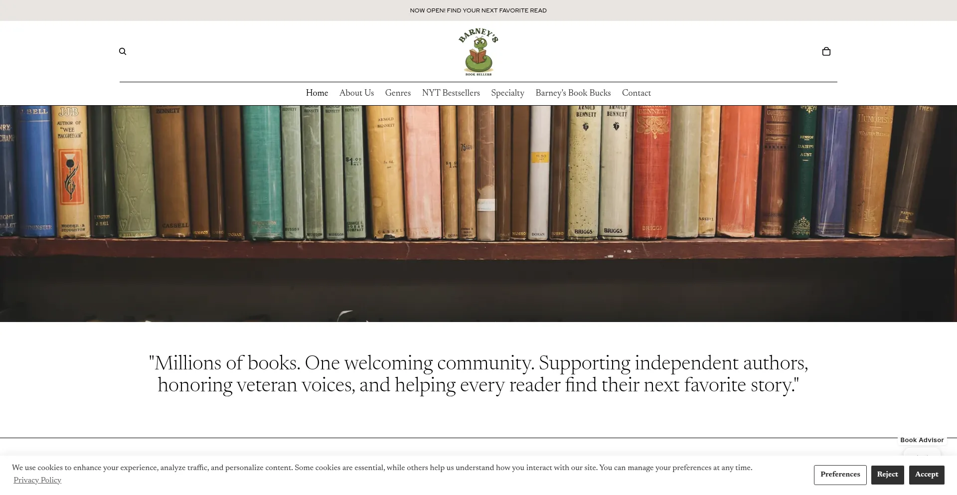 Barneysbooksellers.com