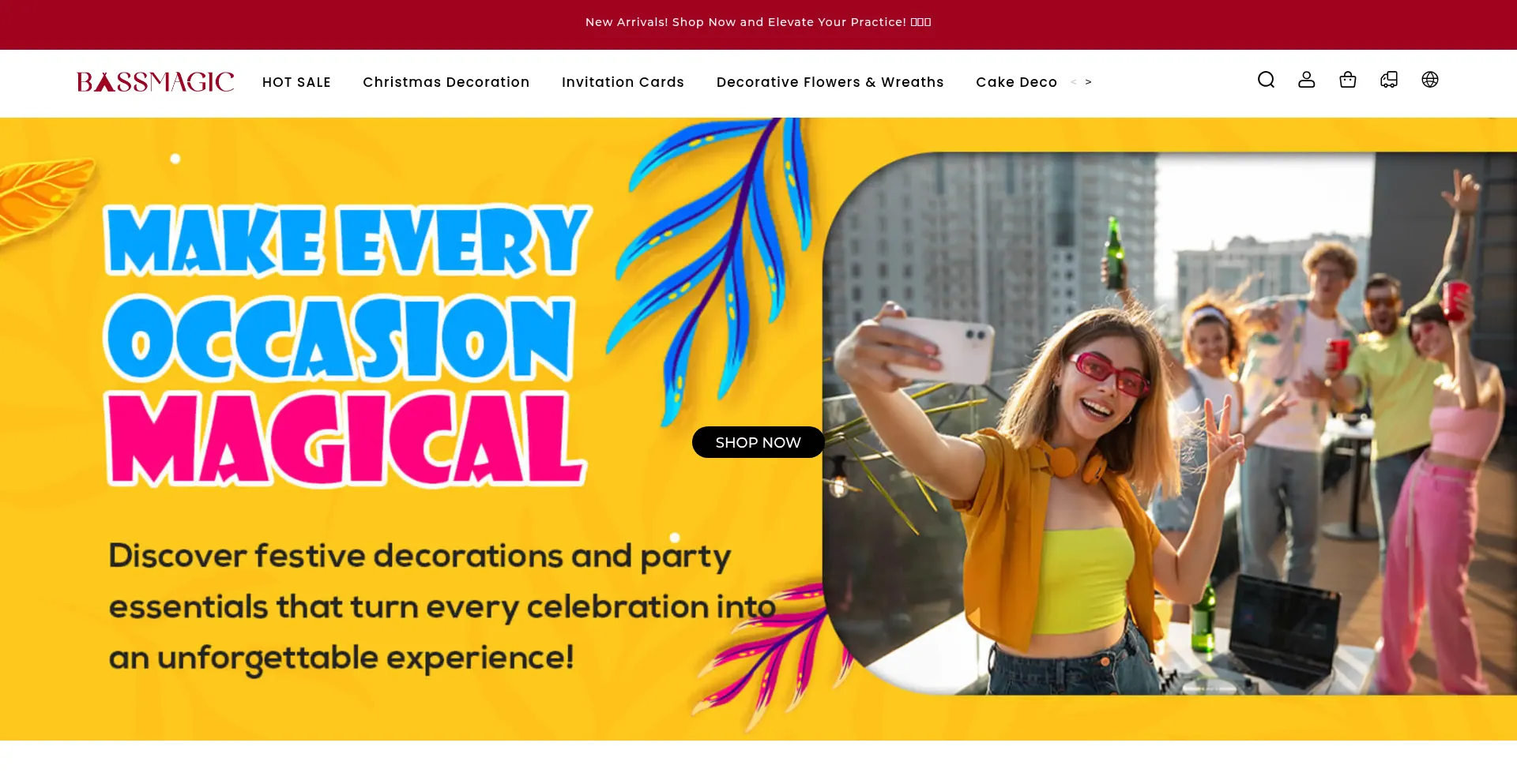 Website screenshot of Bassmagic.com
