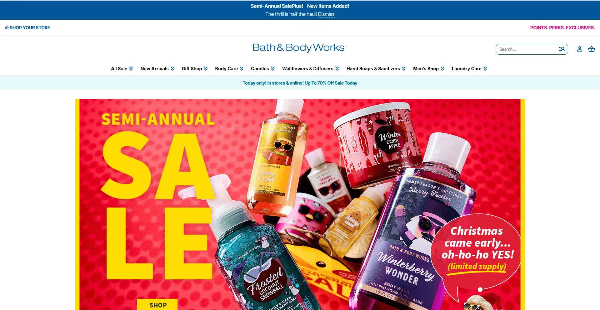 Website screenshot of Bathandbodyswork.us