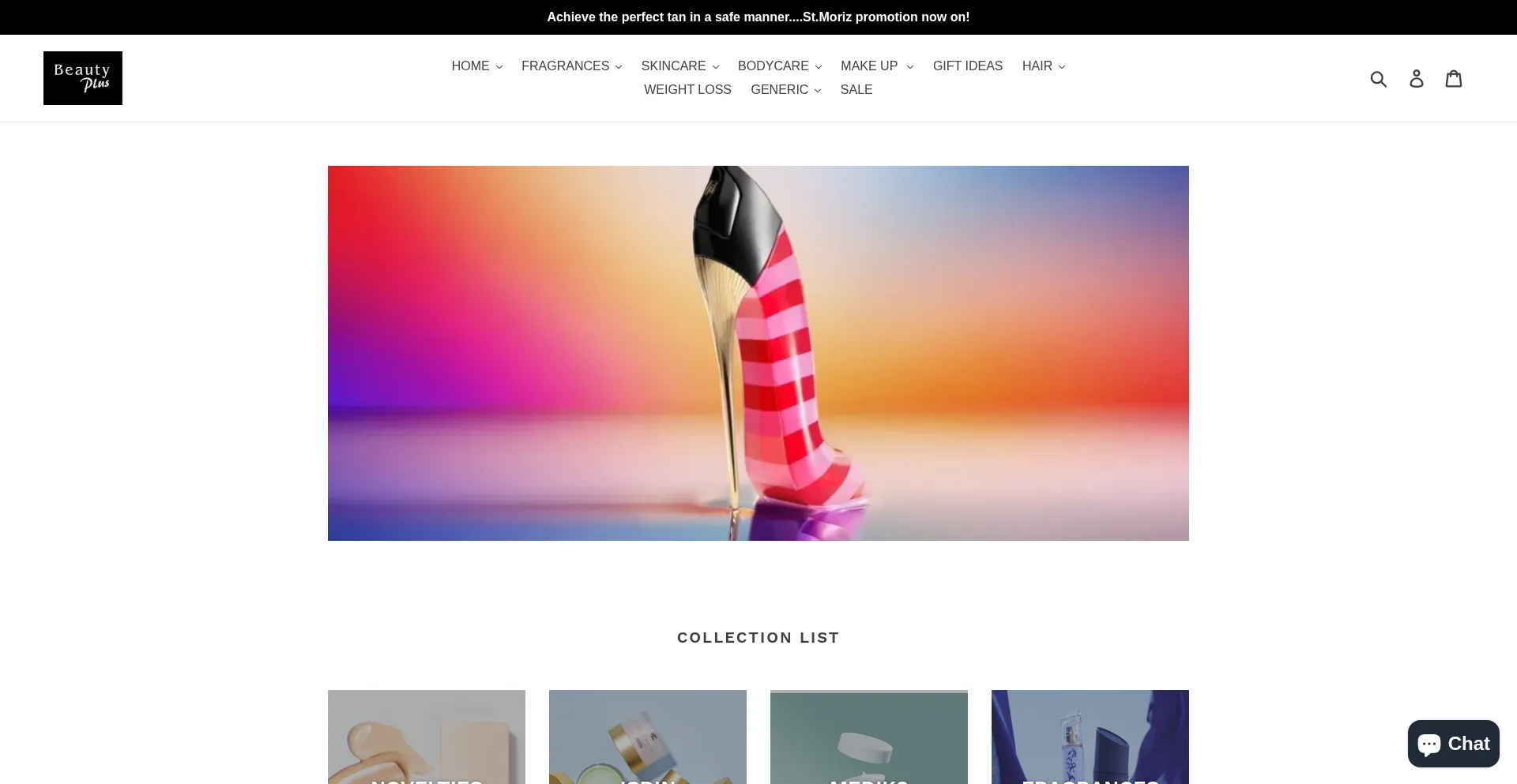 Website screenshot of Beautyplusmalta.com