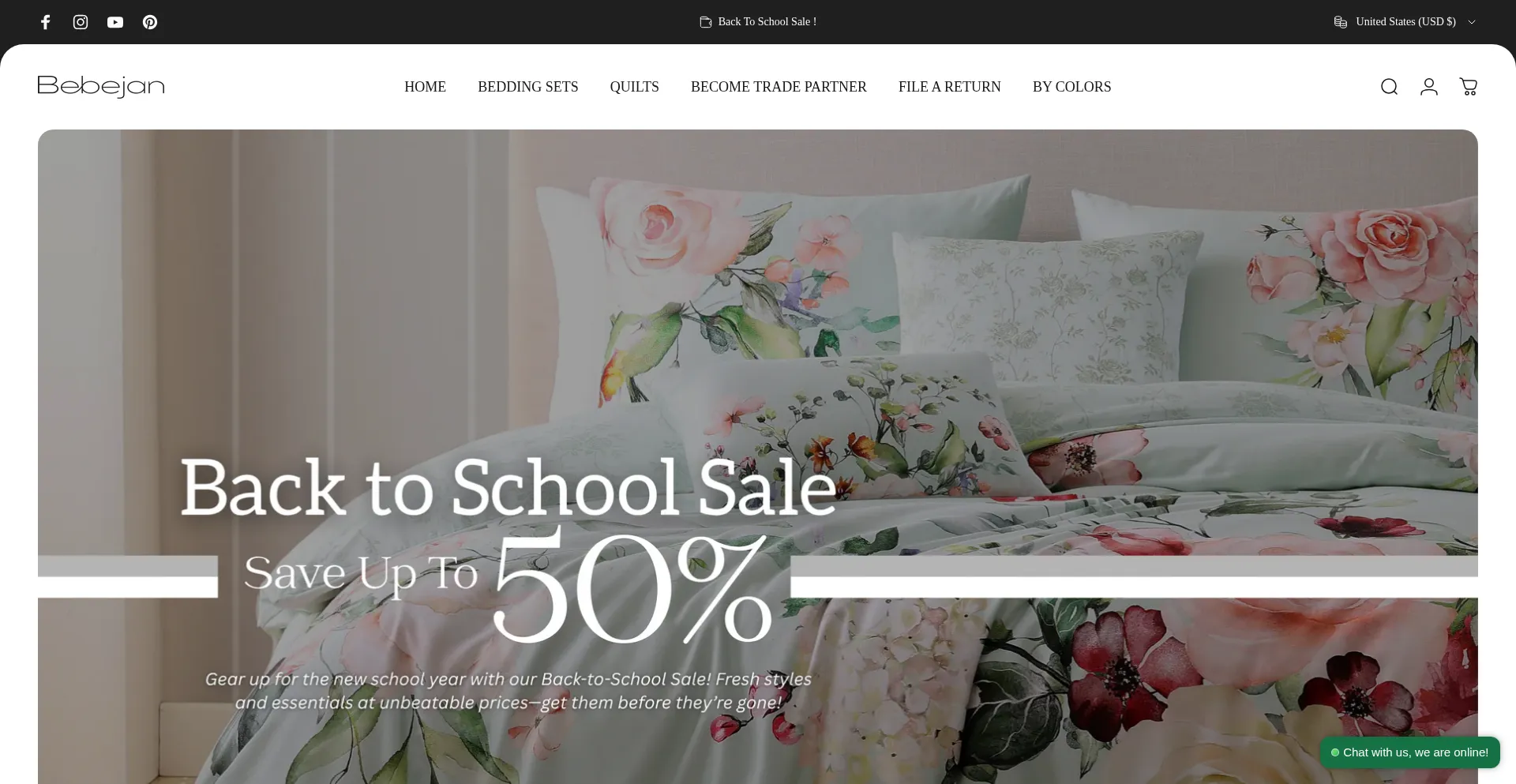 Website screenshot of Bebejan.com
