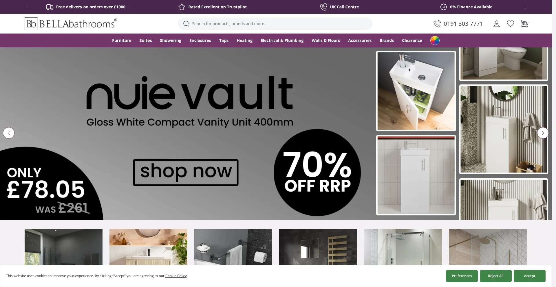 Bellabathrooms.co.uk
