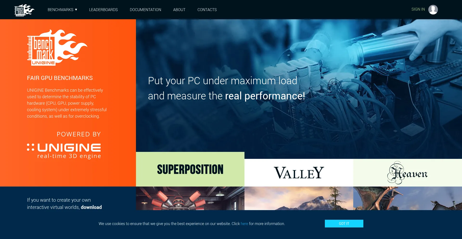 Benchmark.unigine.com