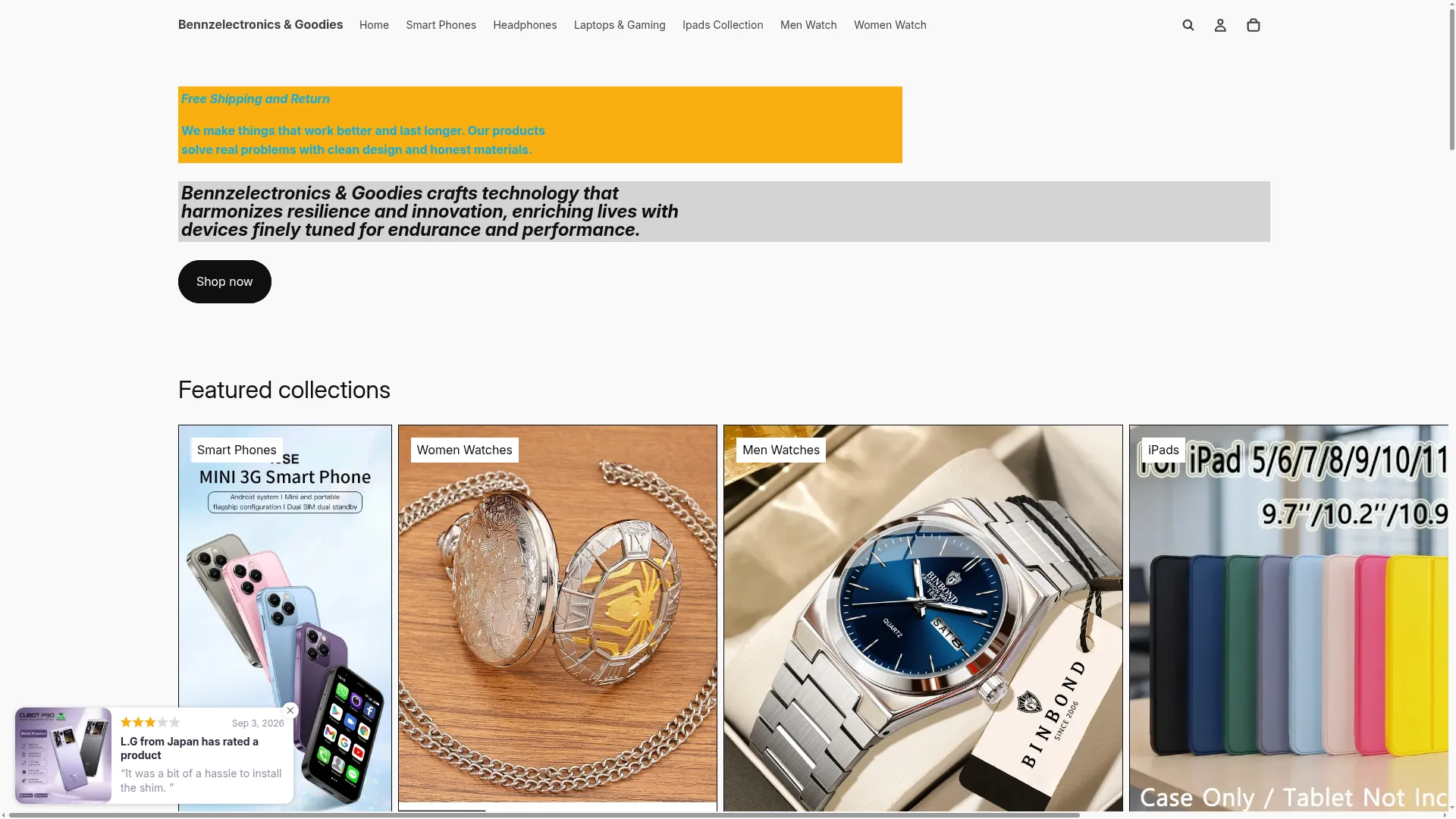 Bennzelectronics.com