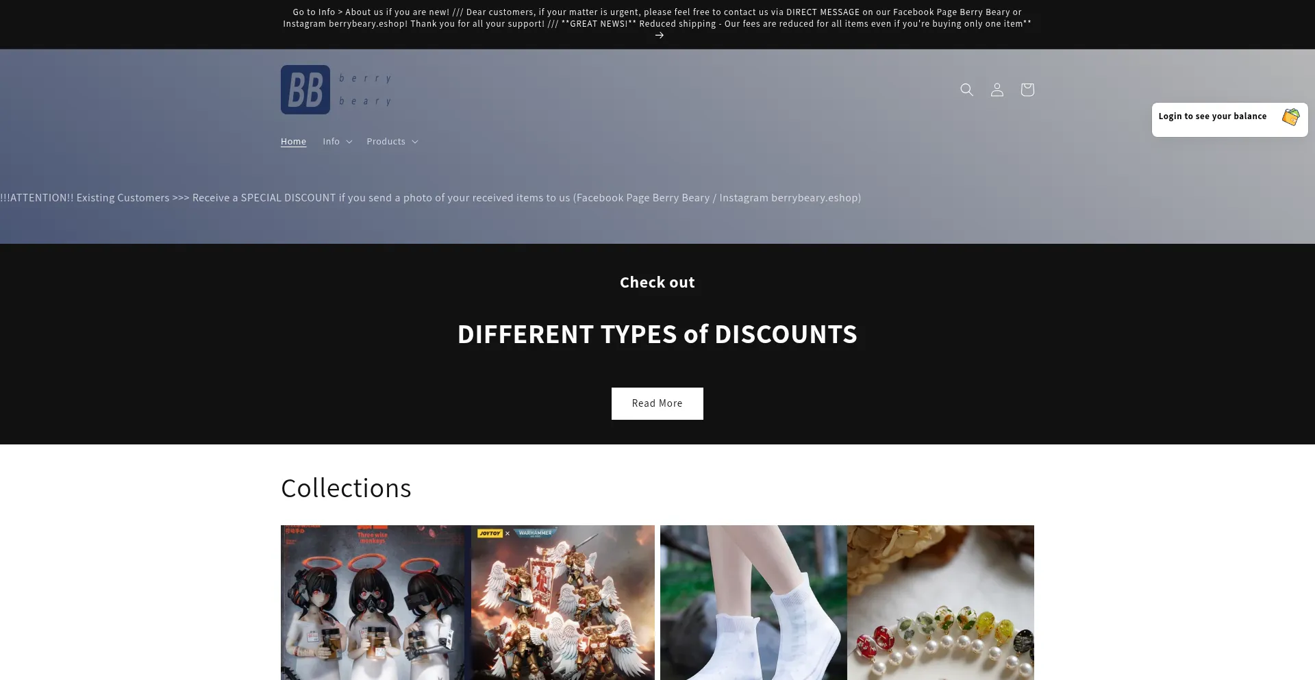 Website screenshot of Berrybeary.com