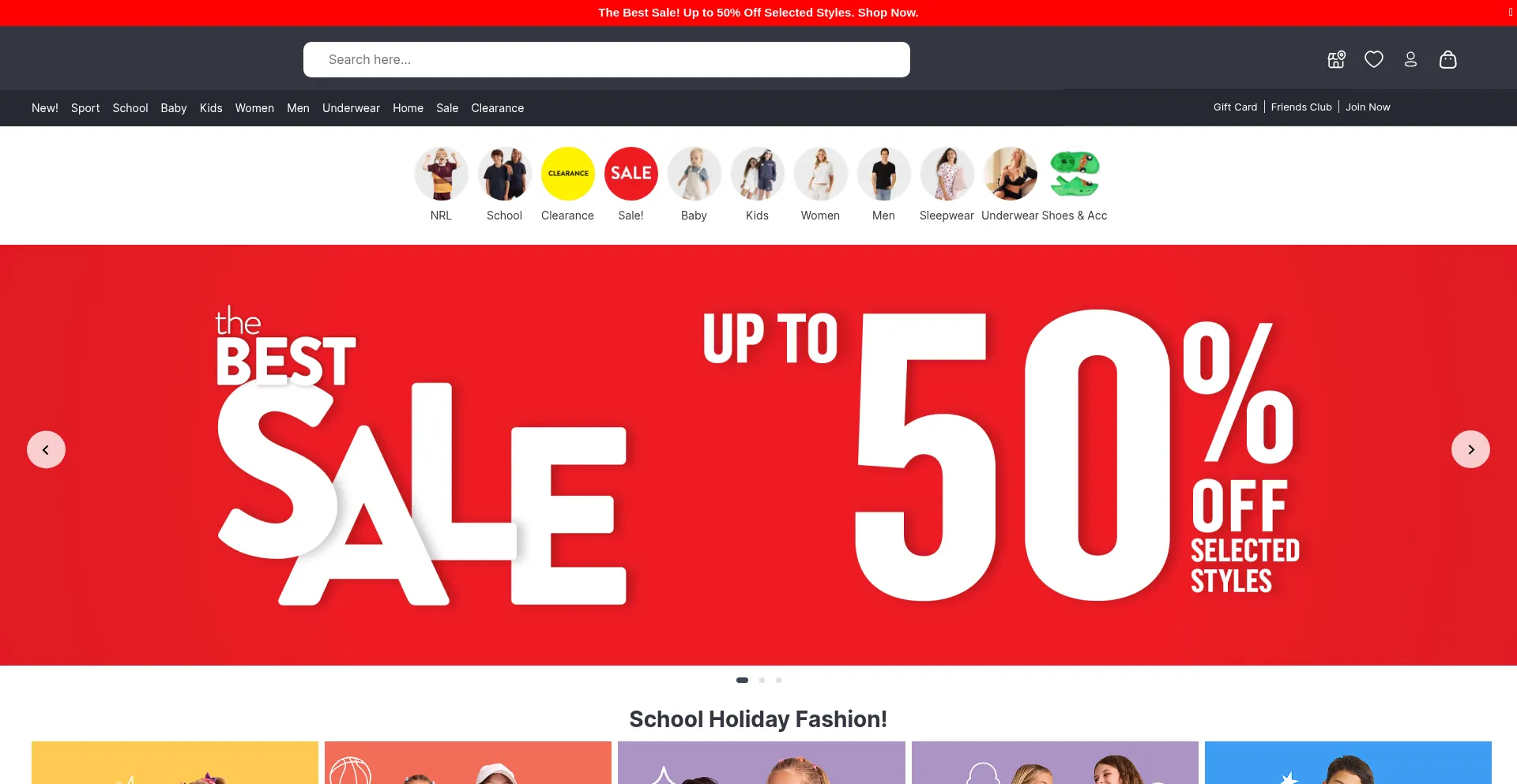 Website screenshot of Bestandless.com.au