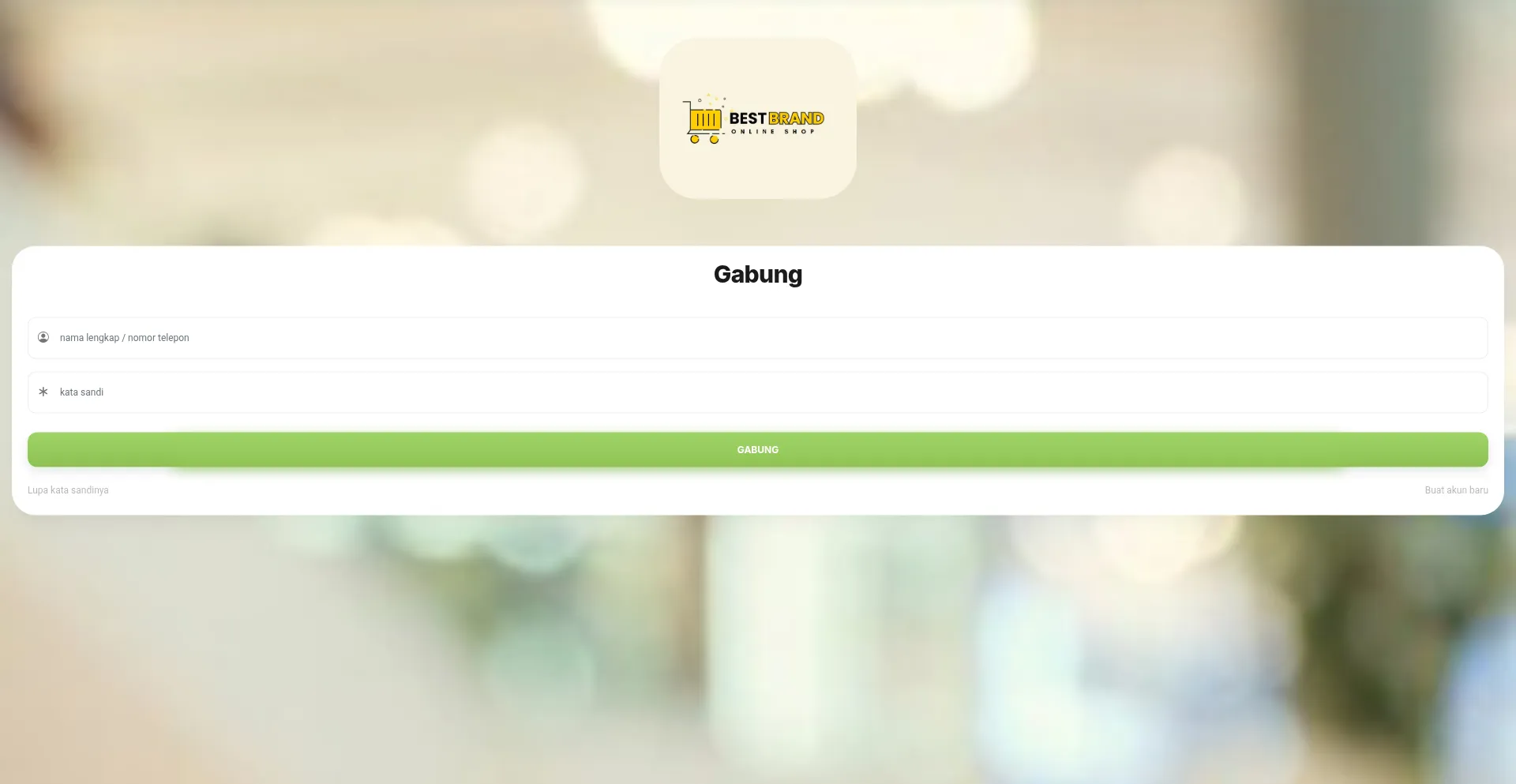 Website screenshot of Bestbrand.cc