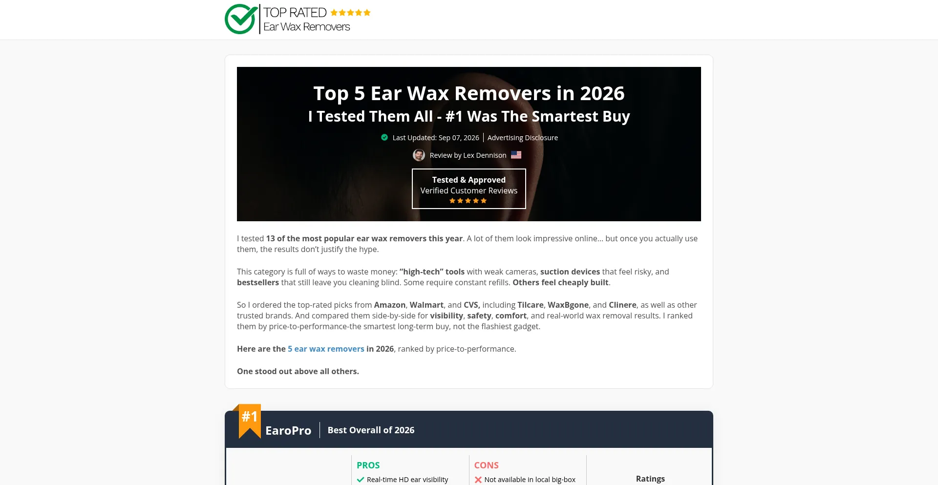 Bestearwaxremovers.com