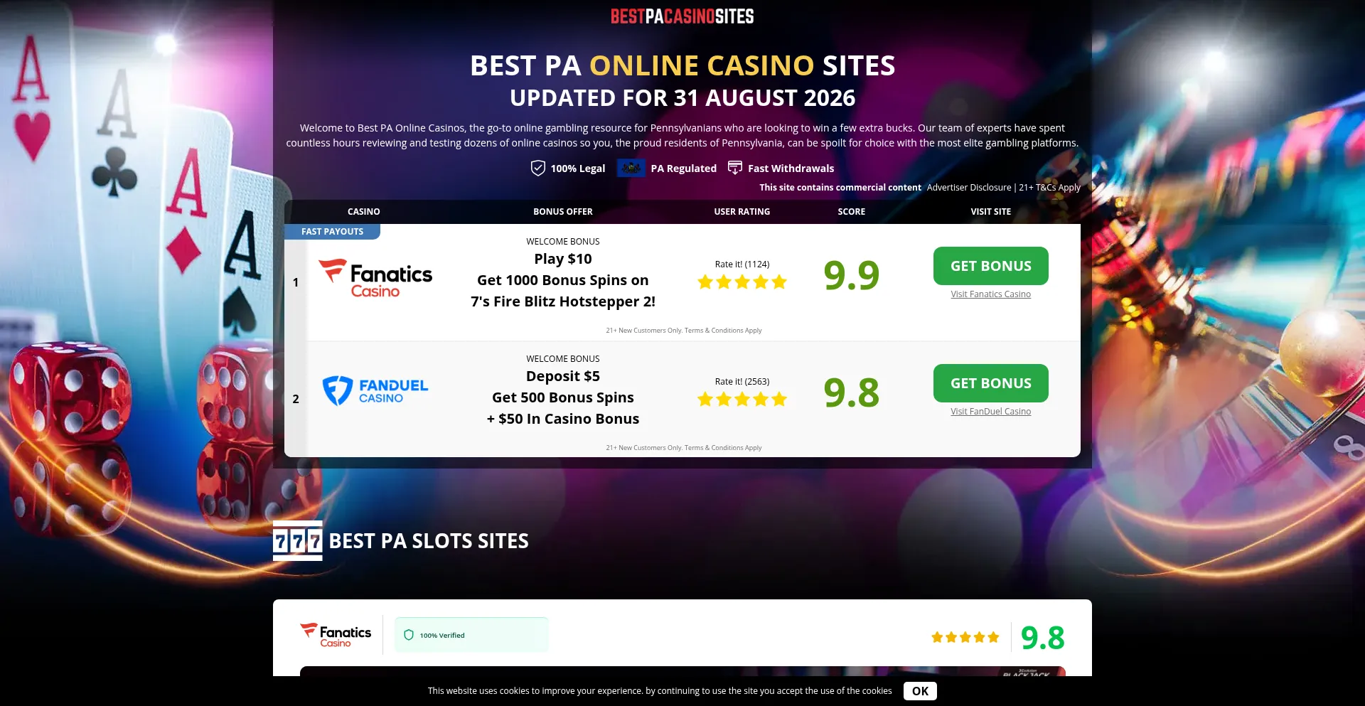 Bestpacasinosites.com