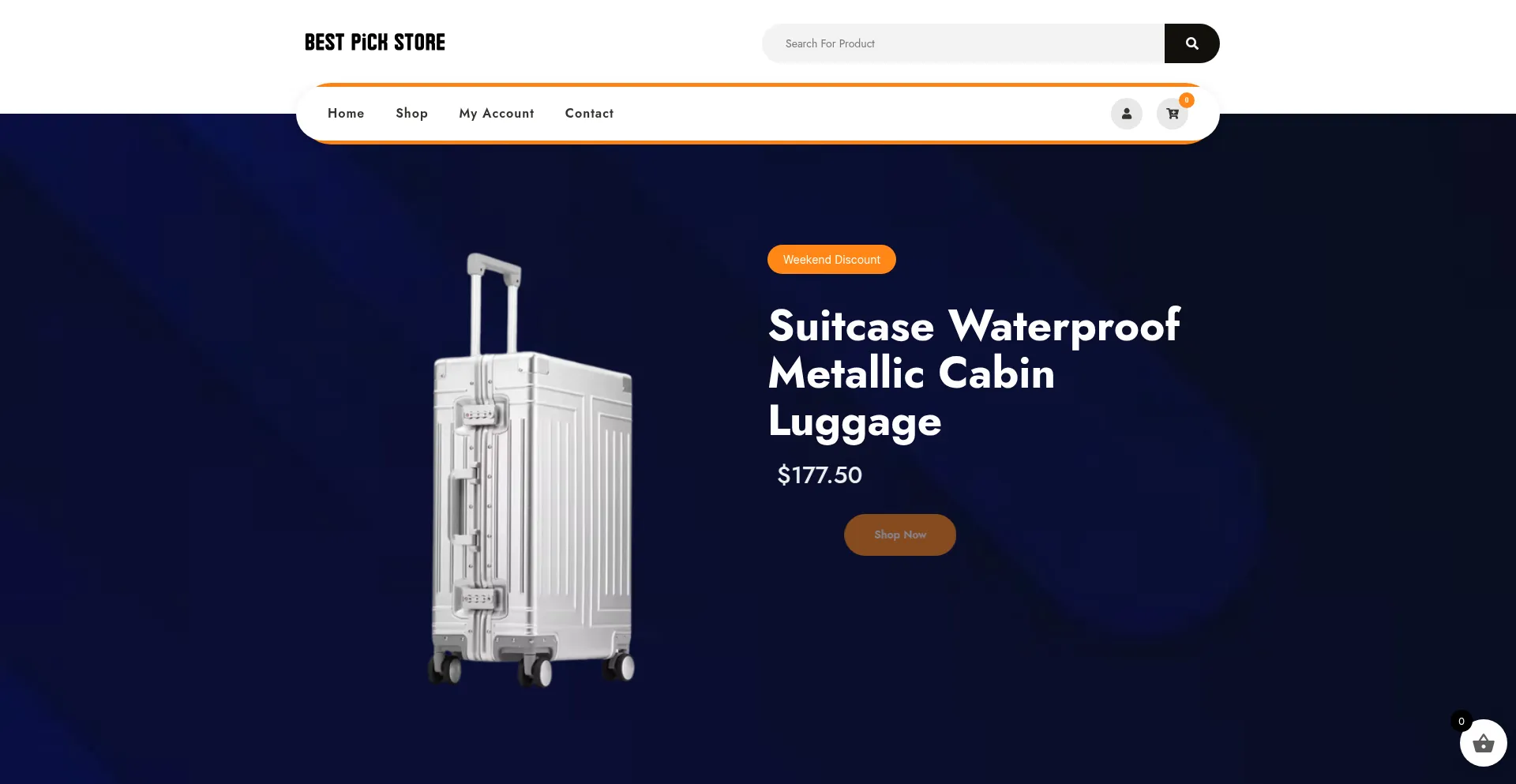 Website screenshot of Bestpickstore.us