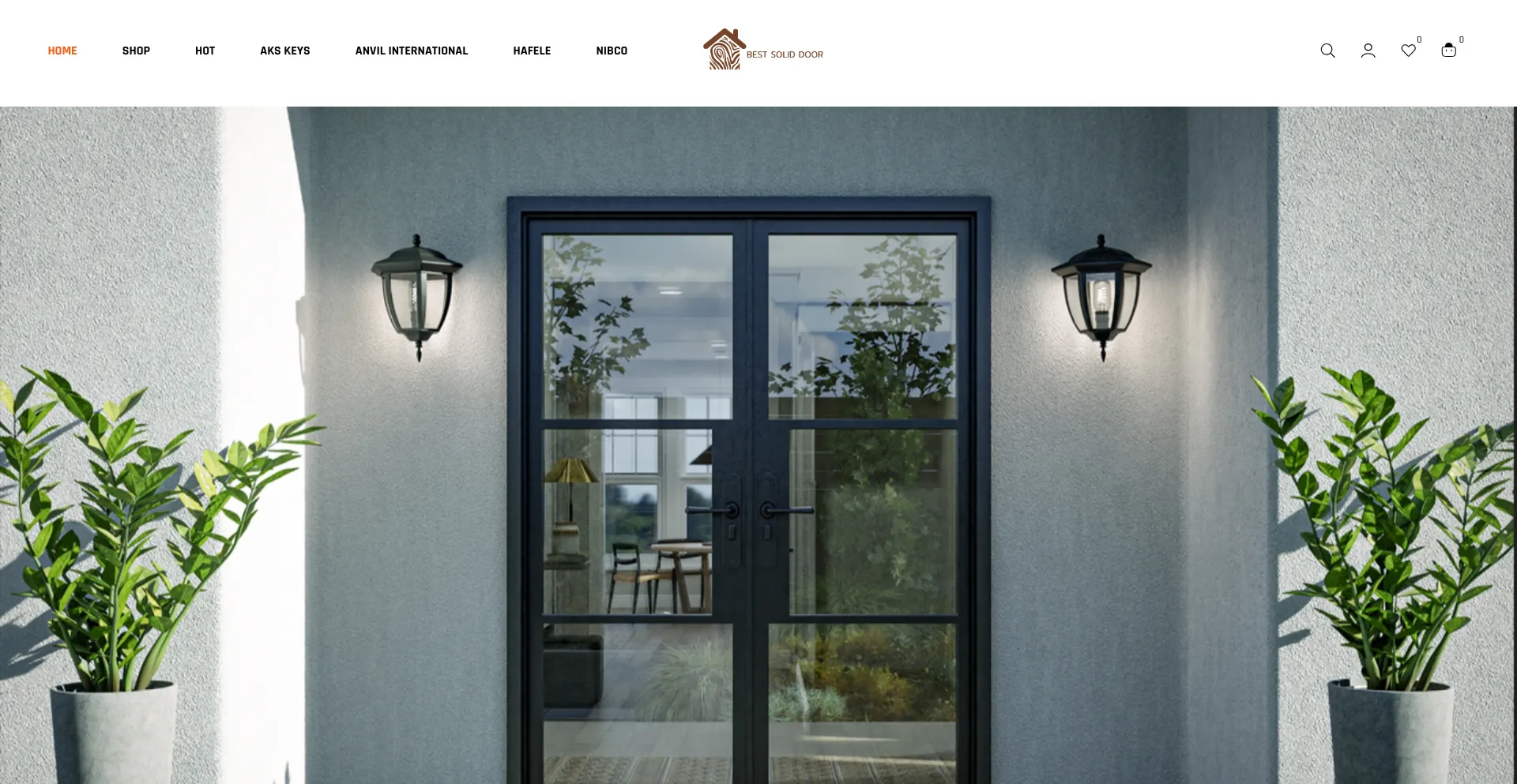 Website screenshot of Bestsoliddoor.com
