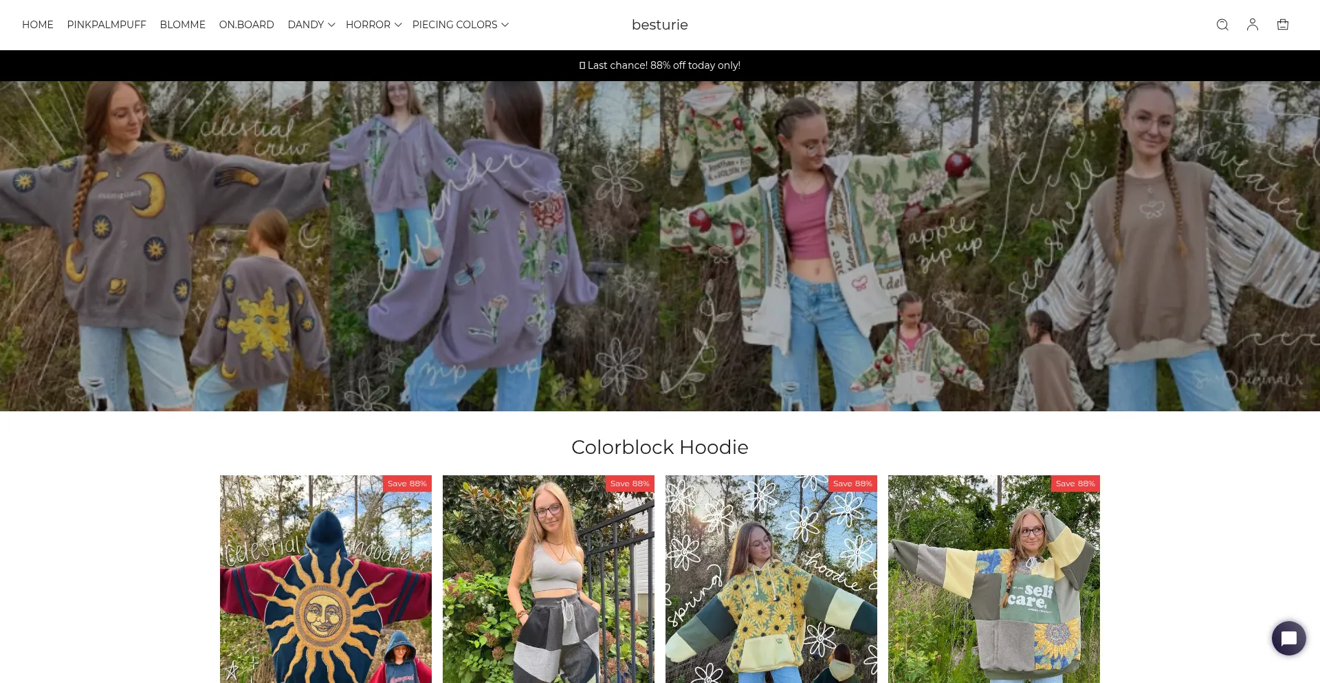 Website screenshot of Besturie.com