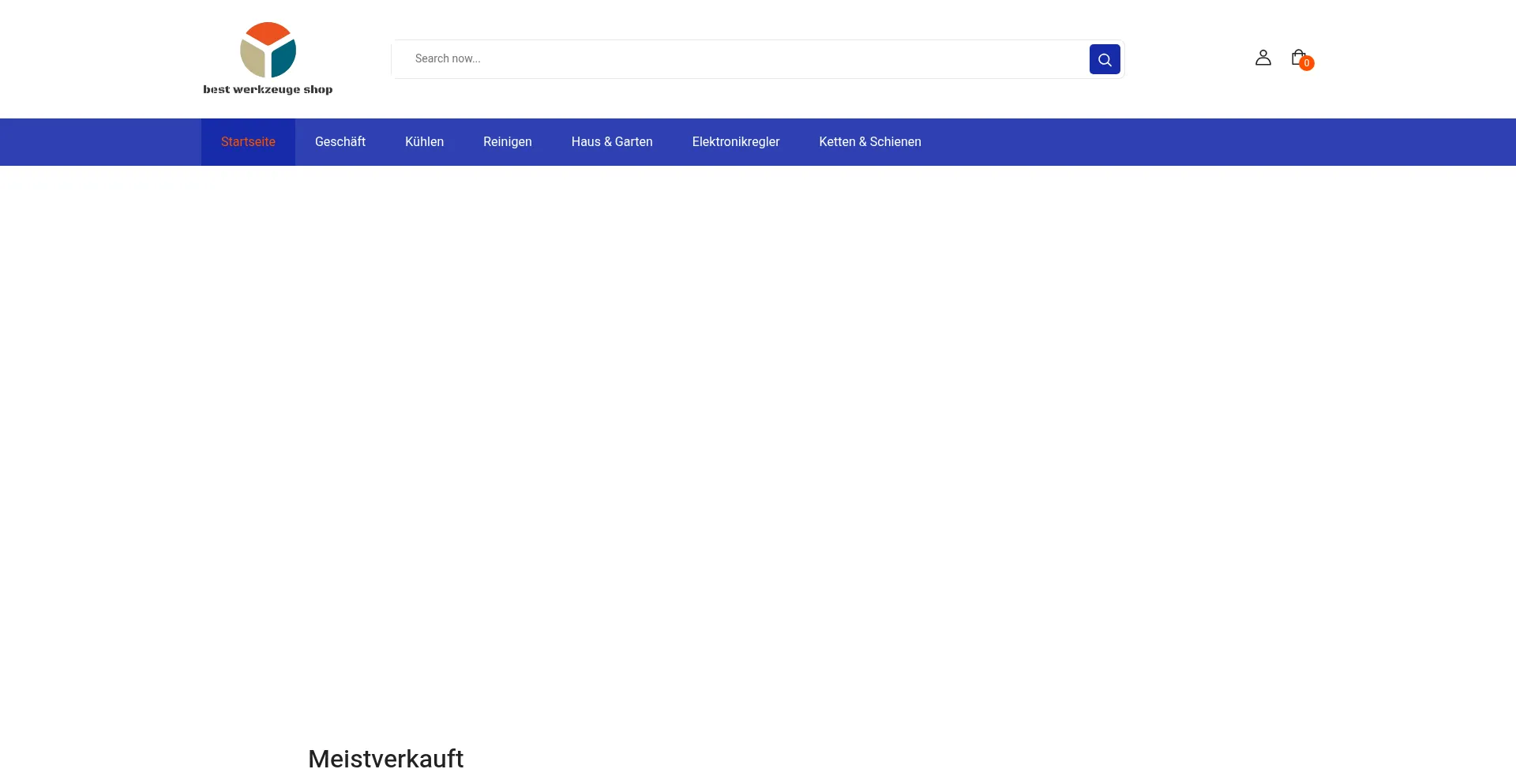 Website screenshot of Bestwerkzeugeshop.com