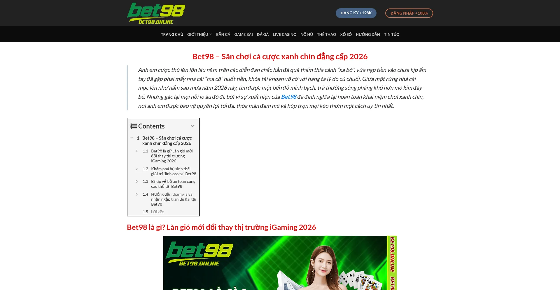 Bet98.online
