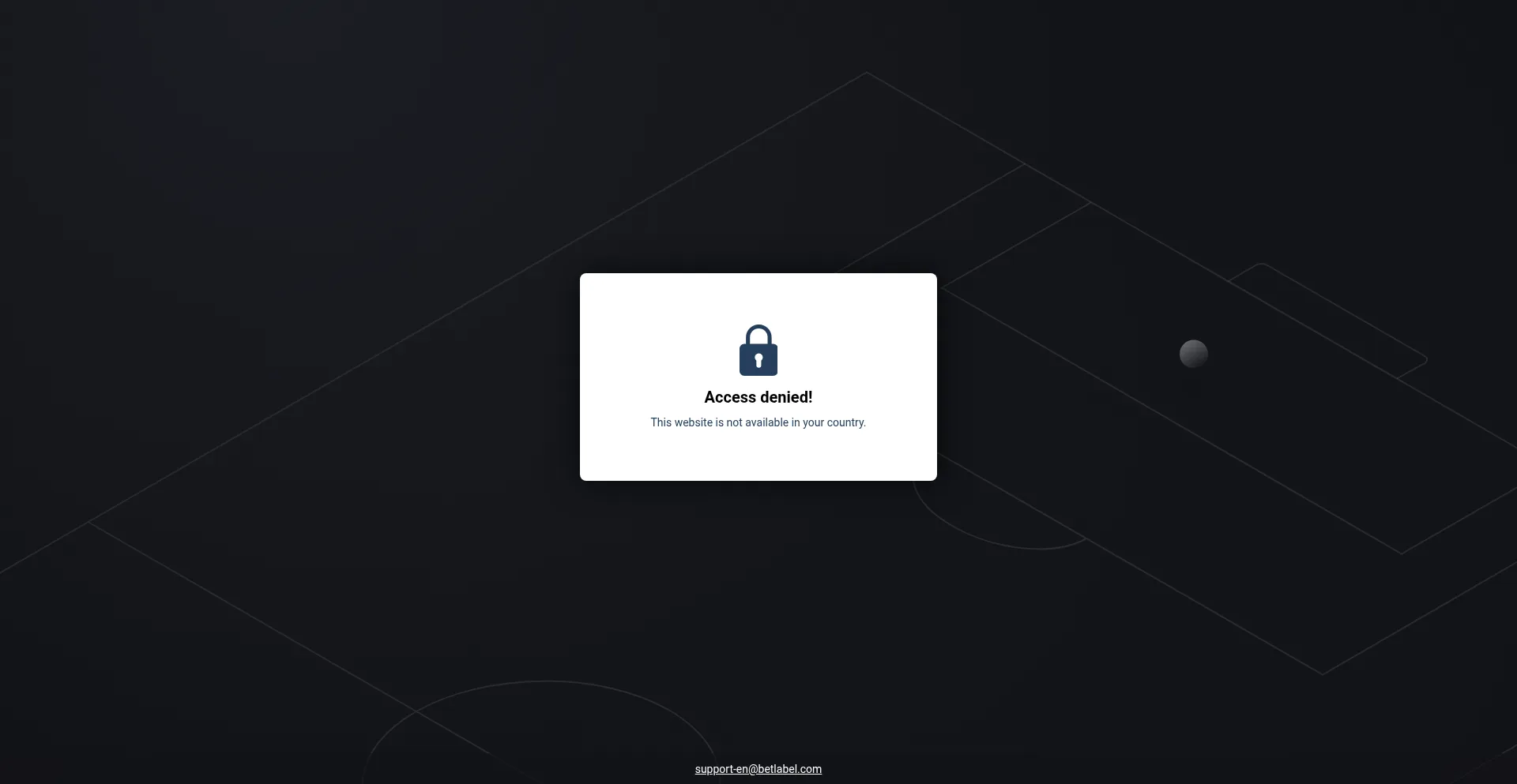 Website screenshot of Betlabel.com