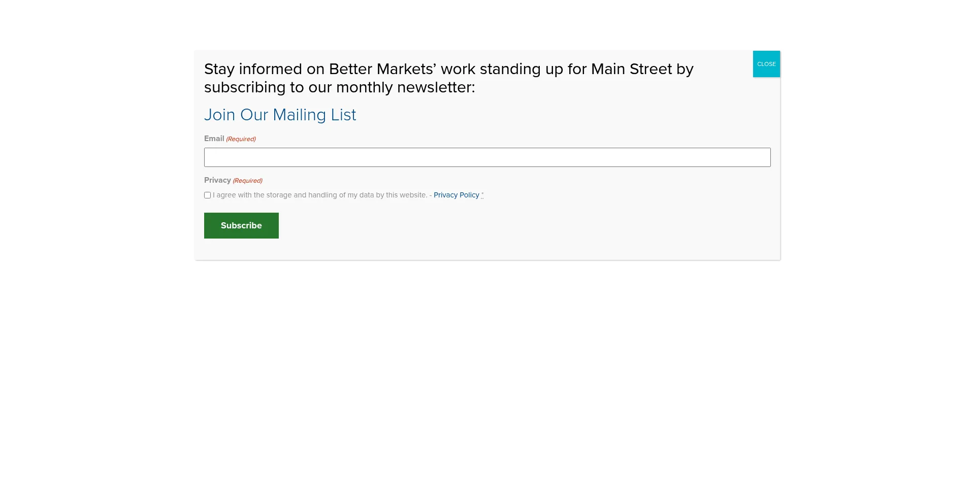 Bettermarkets.org