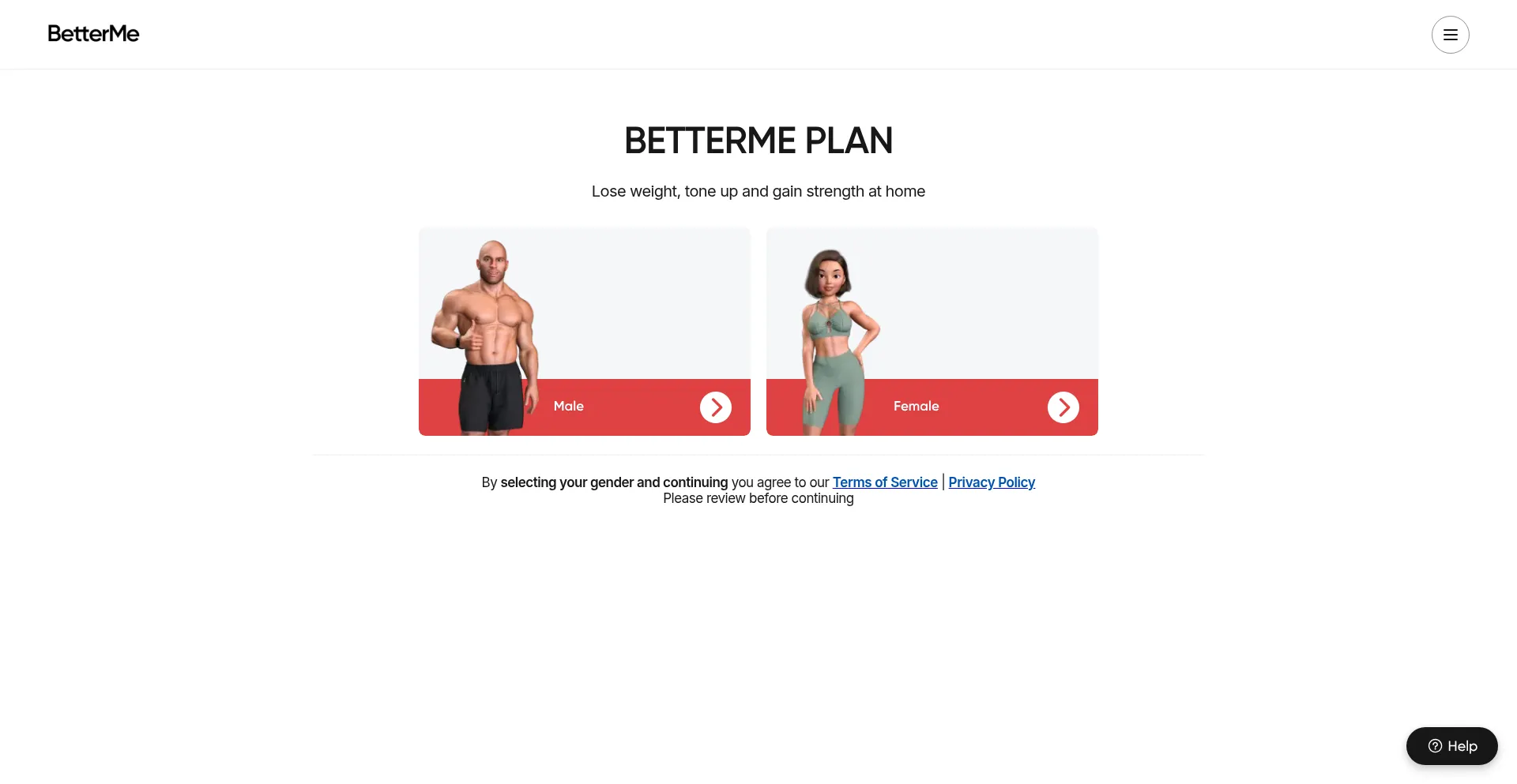 Website screenshot of Betterme-activity.com