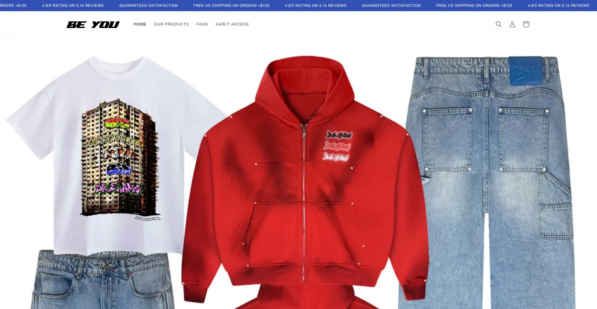 Website screenshot of Beyousb.com