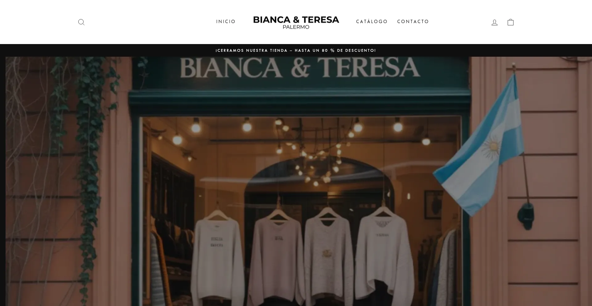 Website screenshot of Bianca-teresa.com