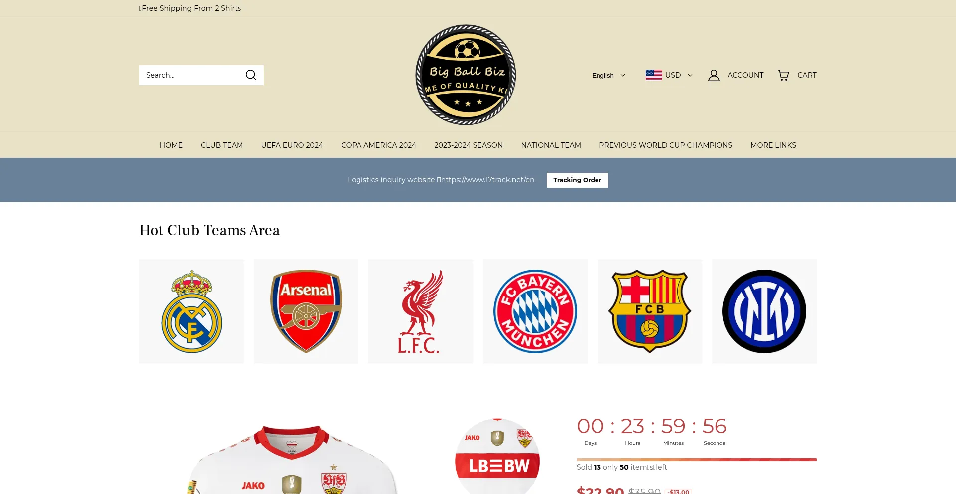 Website screenshot of Bigballbiz.com